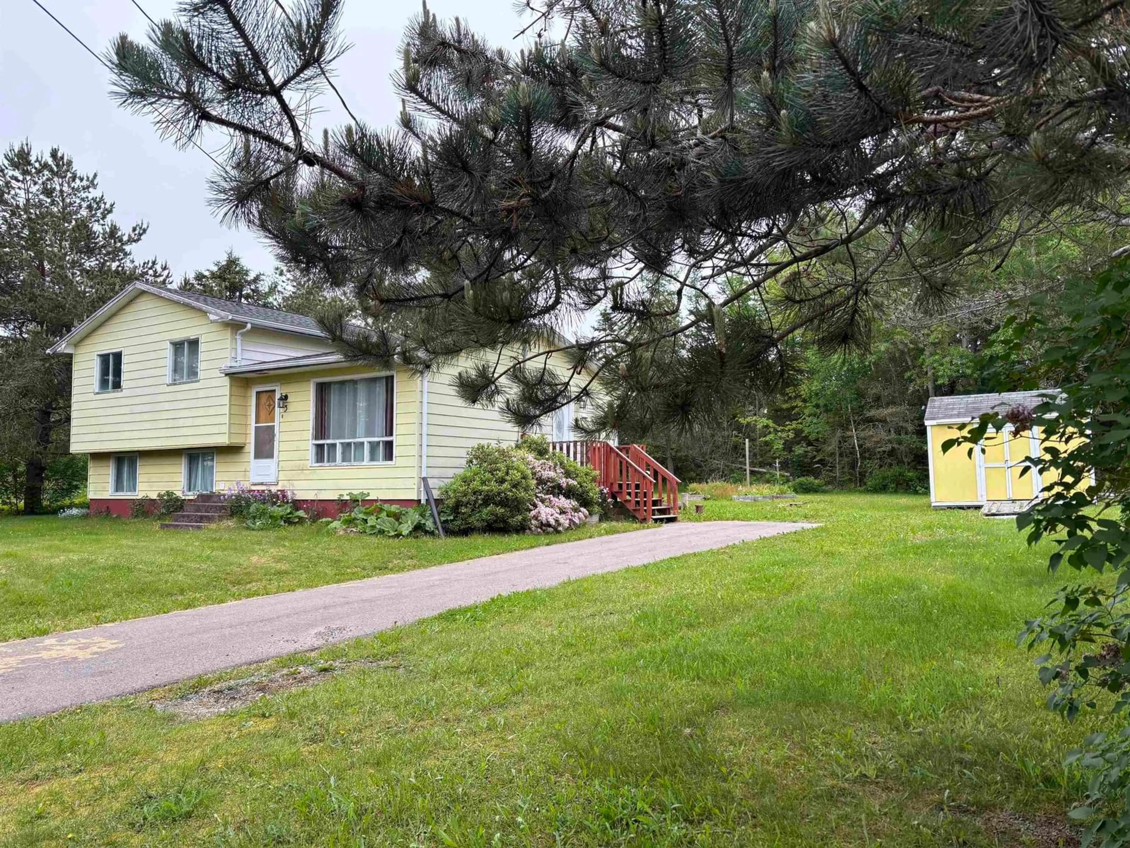 A pic from outside/outdoor area/front of a property/back of a property/a pic from drone, street for 3 Elder Vista Dr., Howie Centre Nova Scotia B1L 1C4