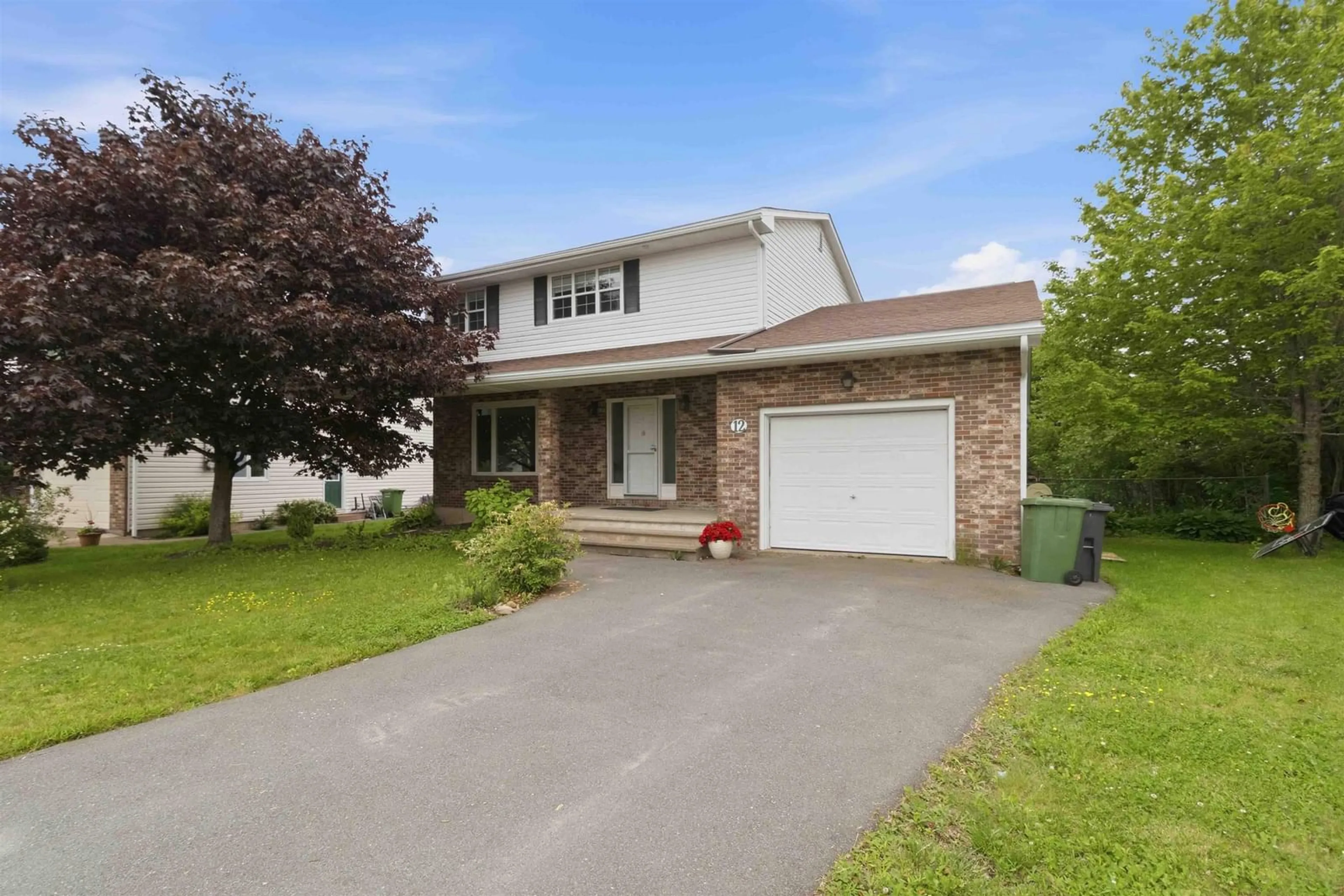 Home with vinyl exterior material, street for 12 Cedar Cres, Cole Harbour Nova Scotia B2V 1Y6