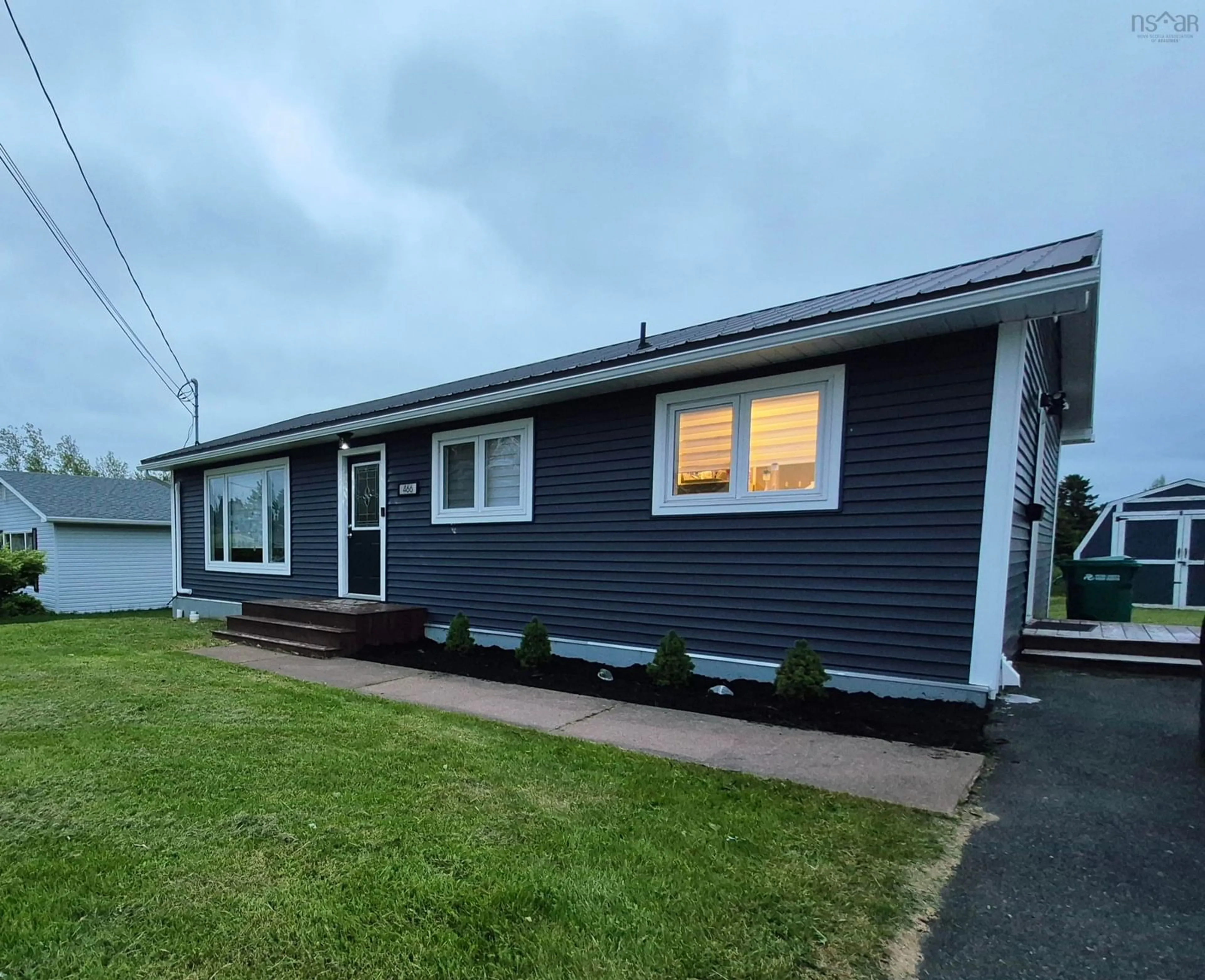 Home with vinyl exterior material, street for 466 Martin Ave, New Glasgow Nova Scotia B2H 1R9