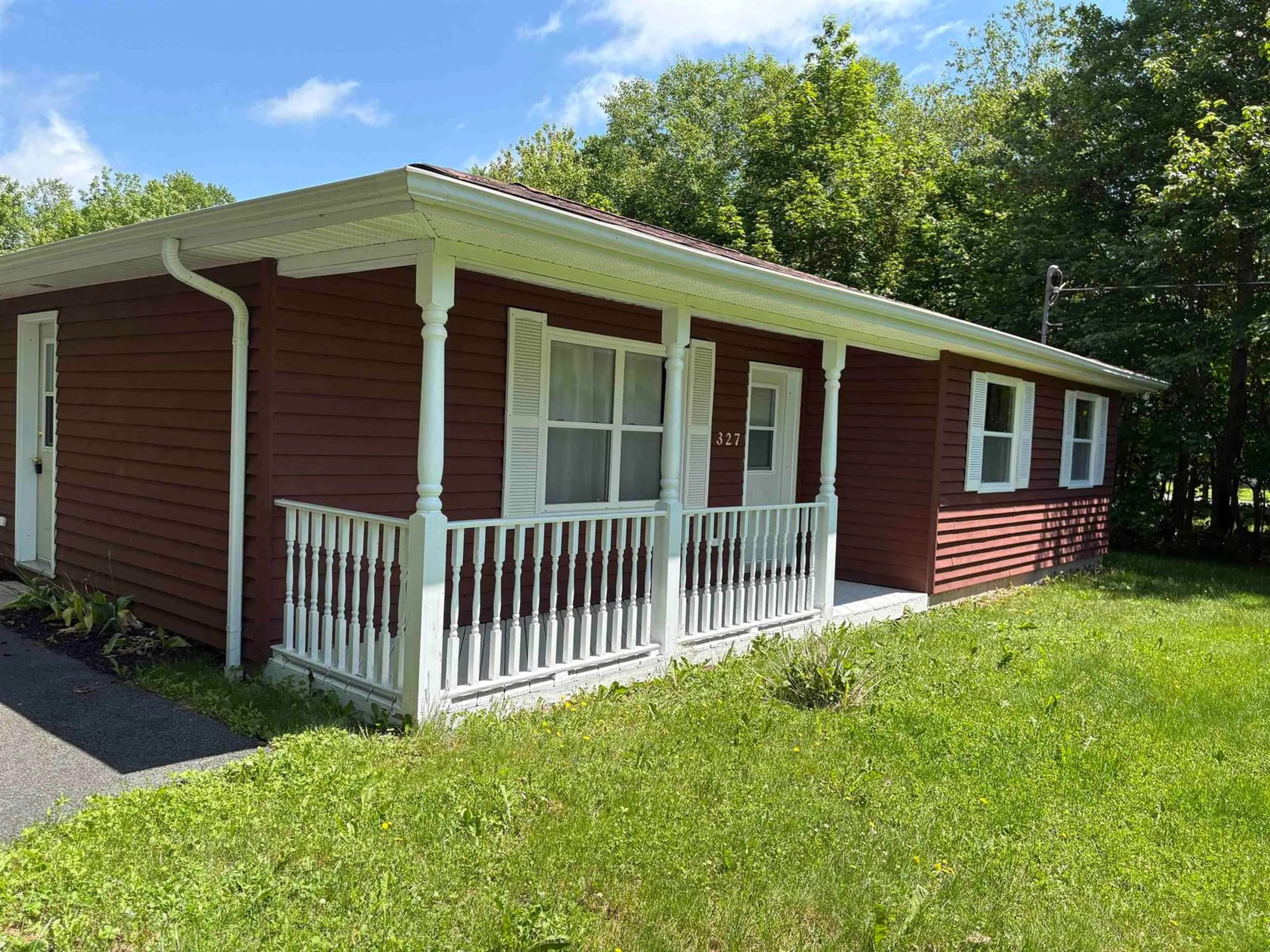 Home with vinyl exterior material, street for 327 Tometary Dr, Howie Centre Nova Scotia B1L 1G4