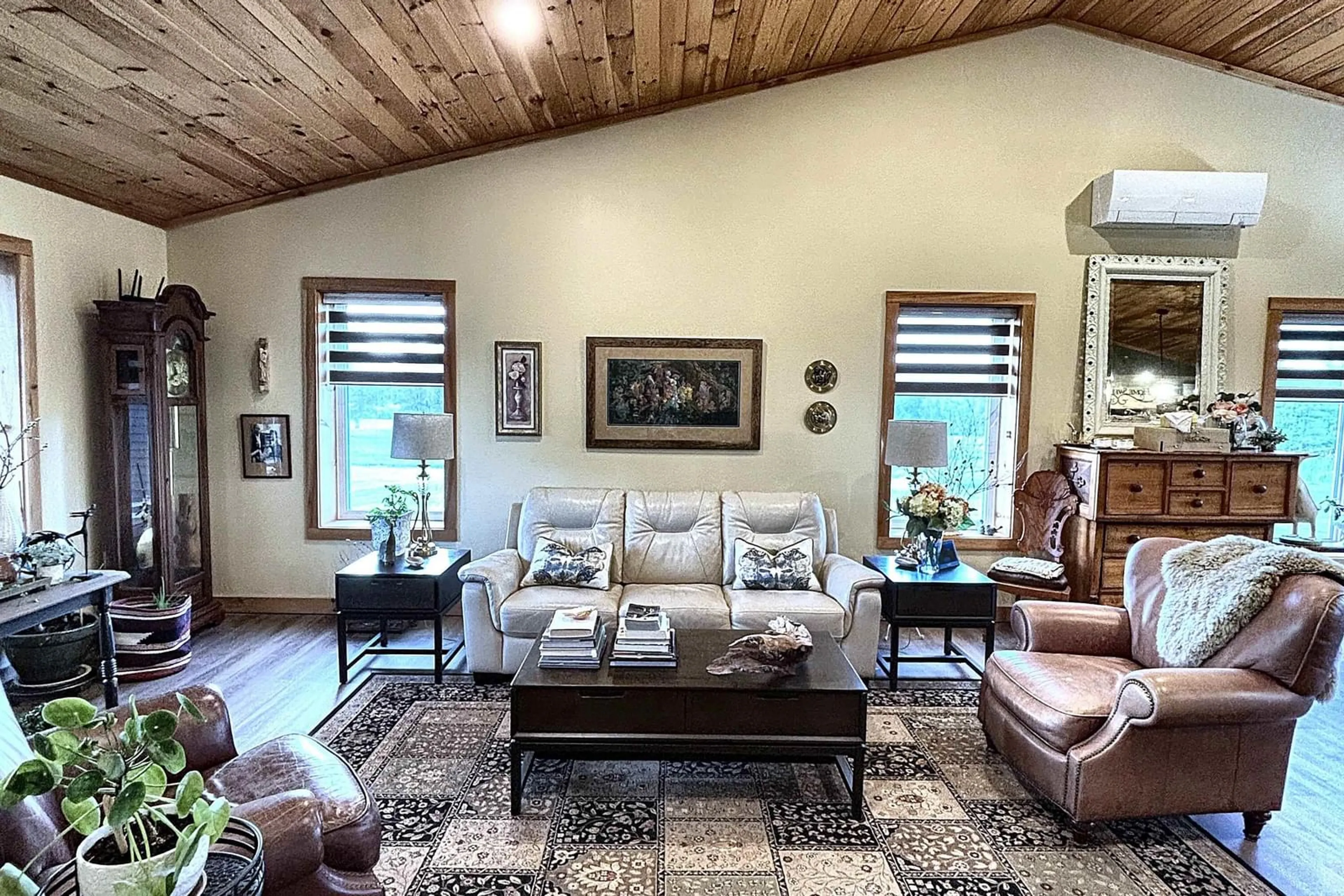 Living room with furniture, wood/laminate floor for 185 Purdy Loop, Malagash Nova Scotia B0K 1K0