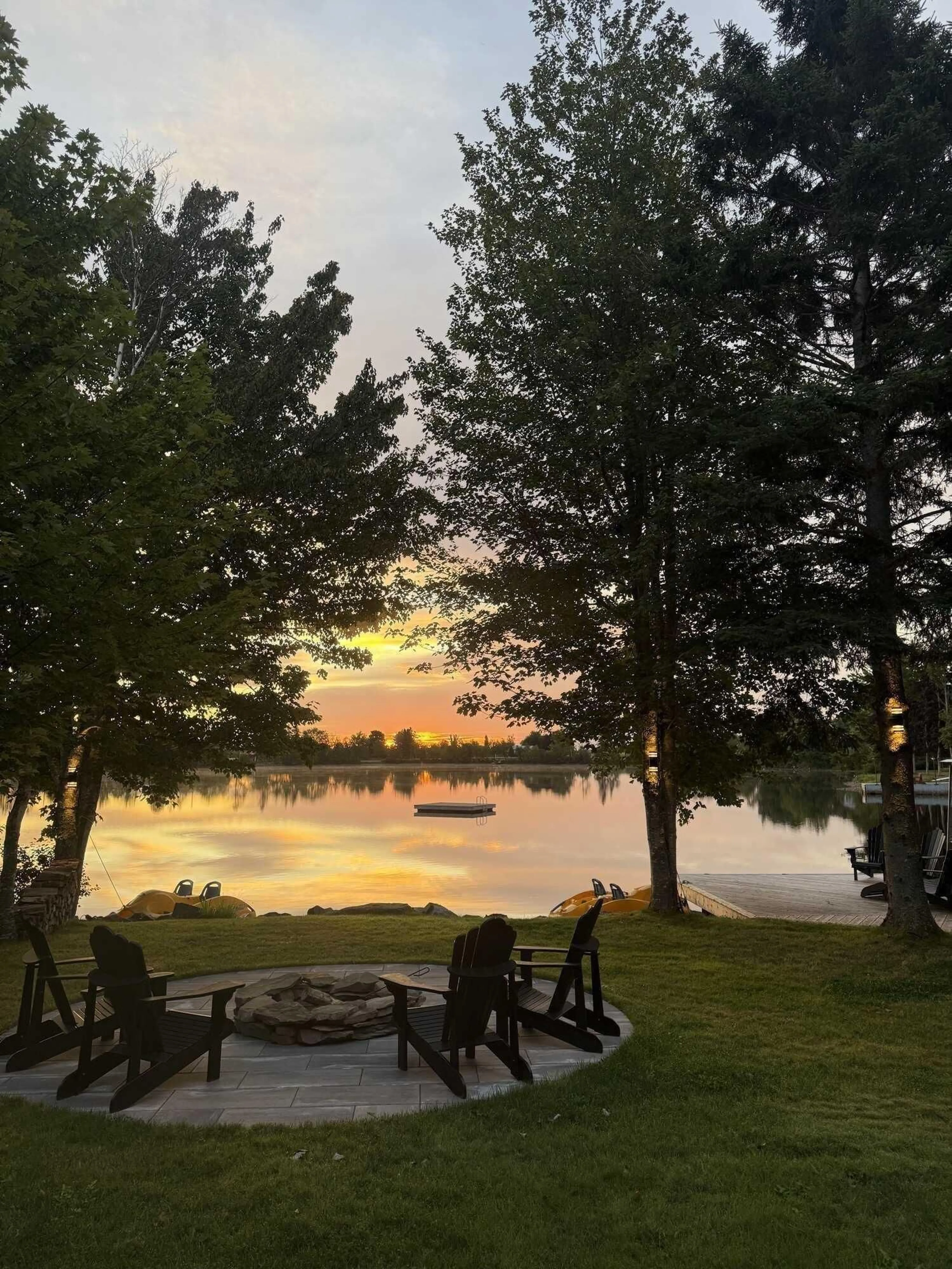 Patio, water/lake/river/ocean view for 100 Lake Shore Dr, Little Dyke Nova Scotia B0M 1L0