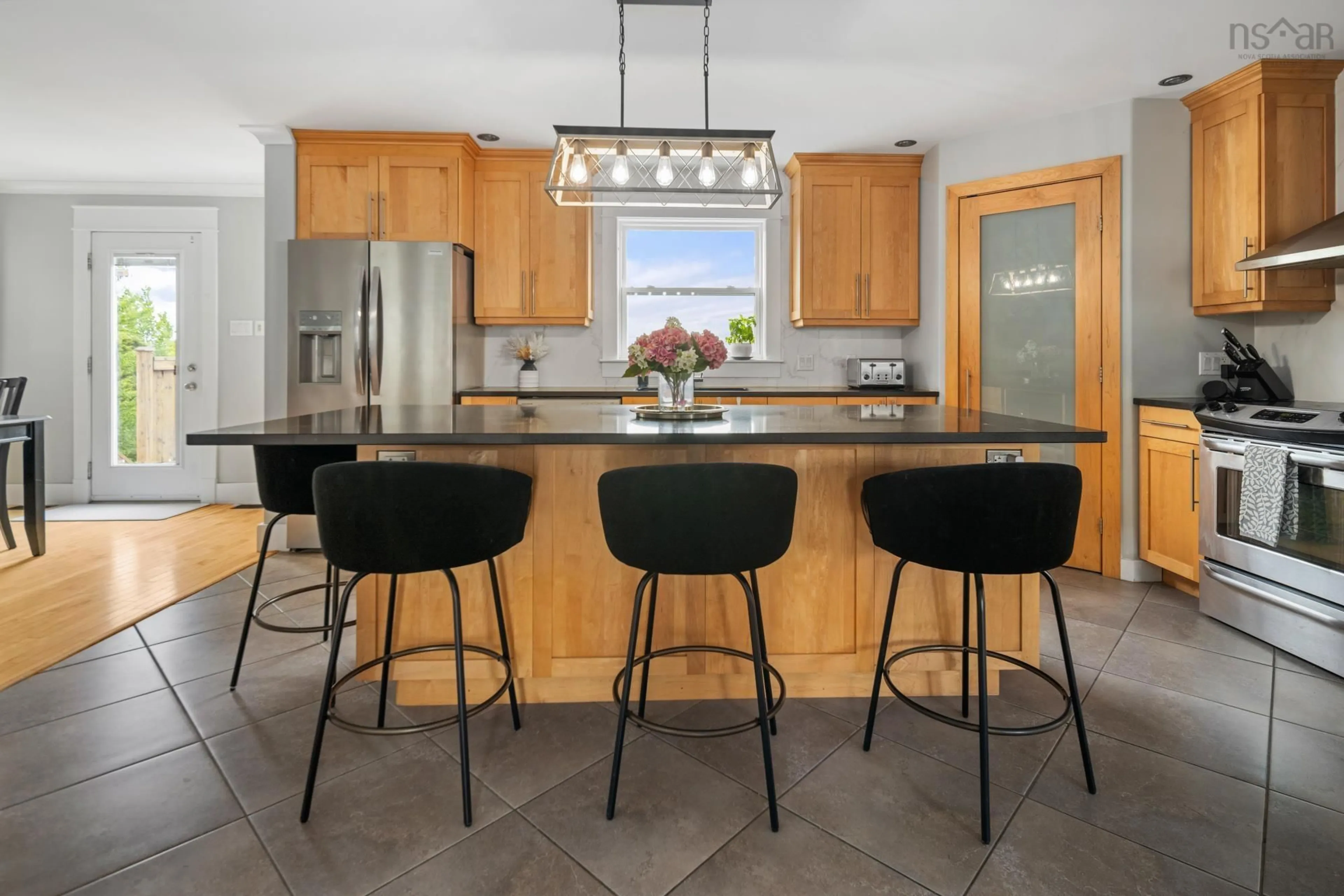 Open concept kitchen, ceramic/tile floor for 27 Barnsley Crt, Middle Sackville Nova Scotia B4E 0H3