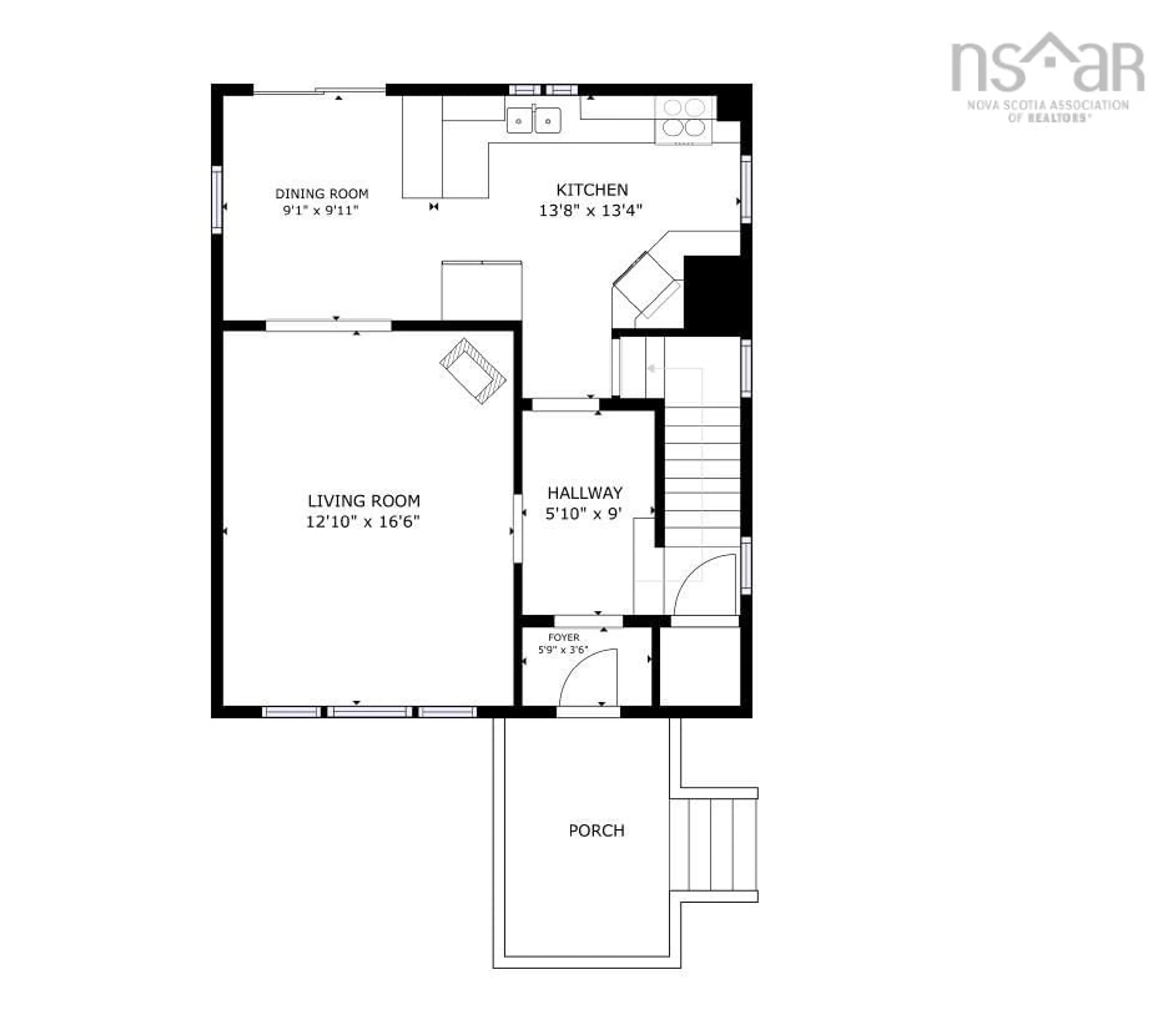 Floor plan for 1018 Westmount Rd, Westmount Nova Scotia B1R 1C6