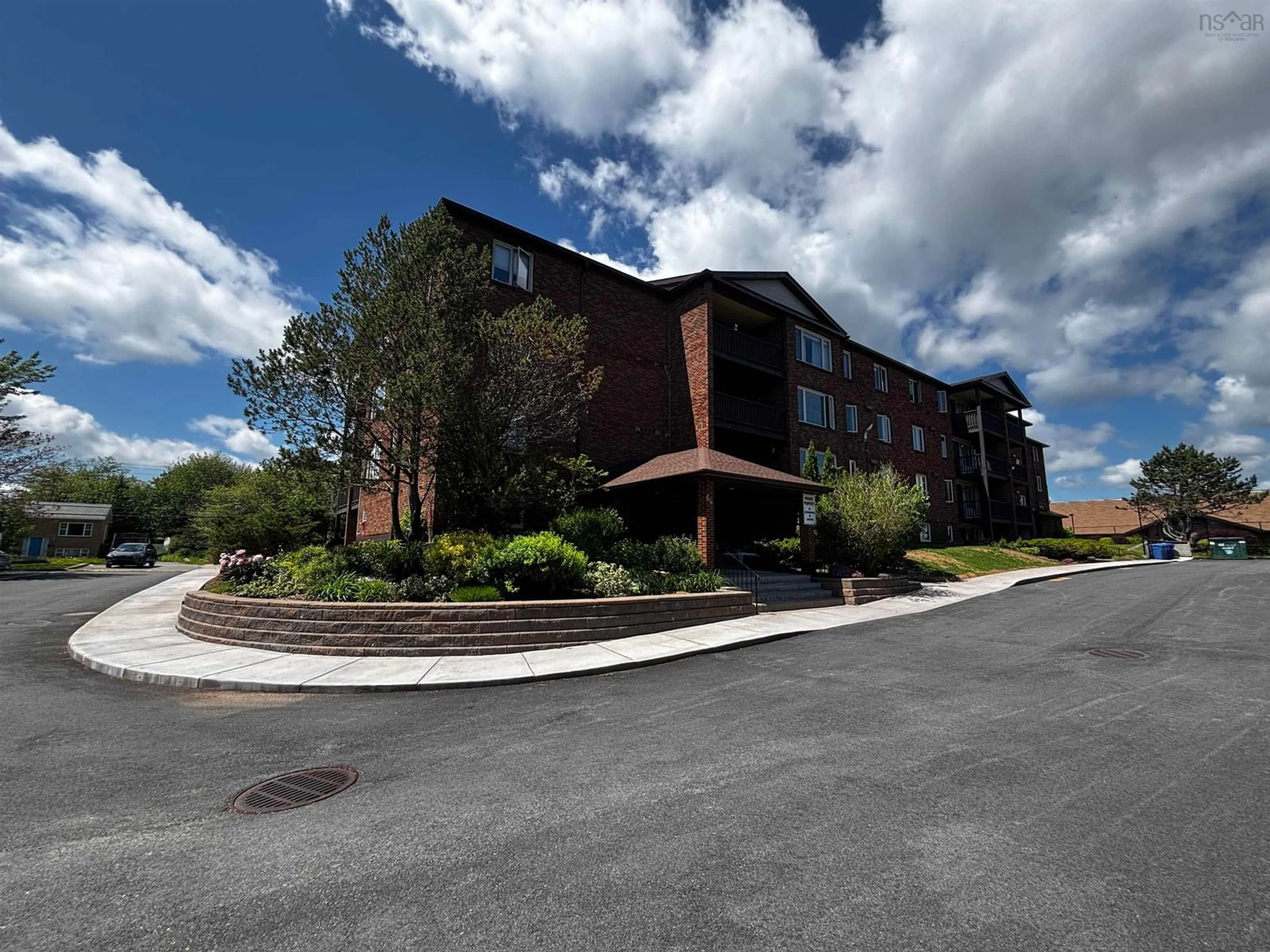 A pic from outside/outdoor area/front of a property/back of a property/a pic from drone, building for 64 Cumberland Dr #410, Cole Harbour Nova Scotia B2V 2C7