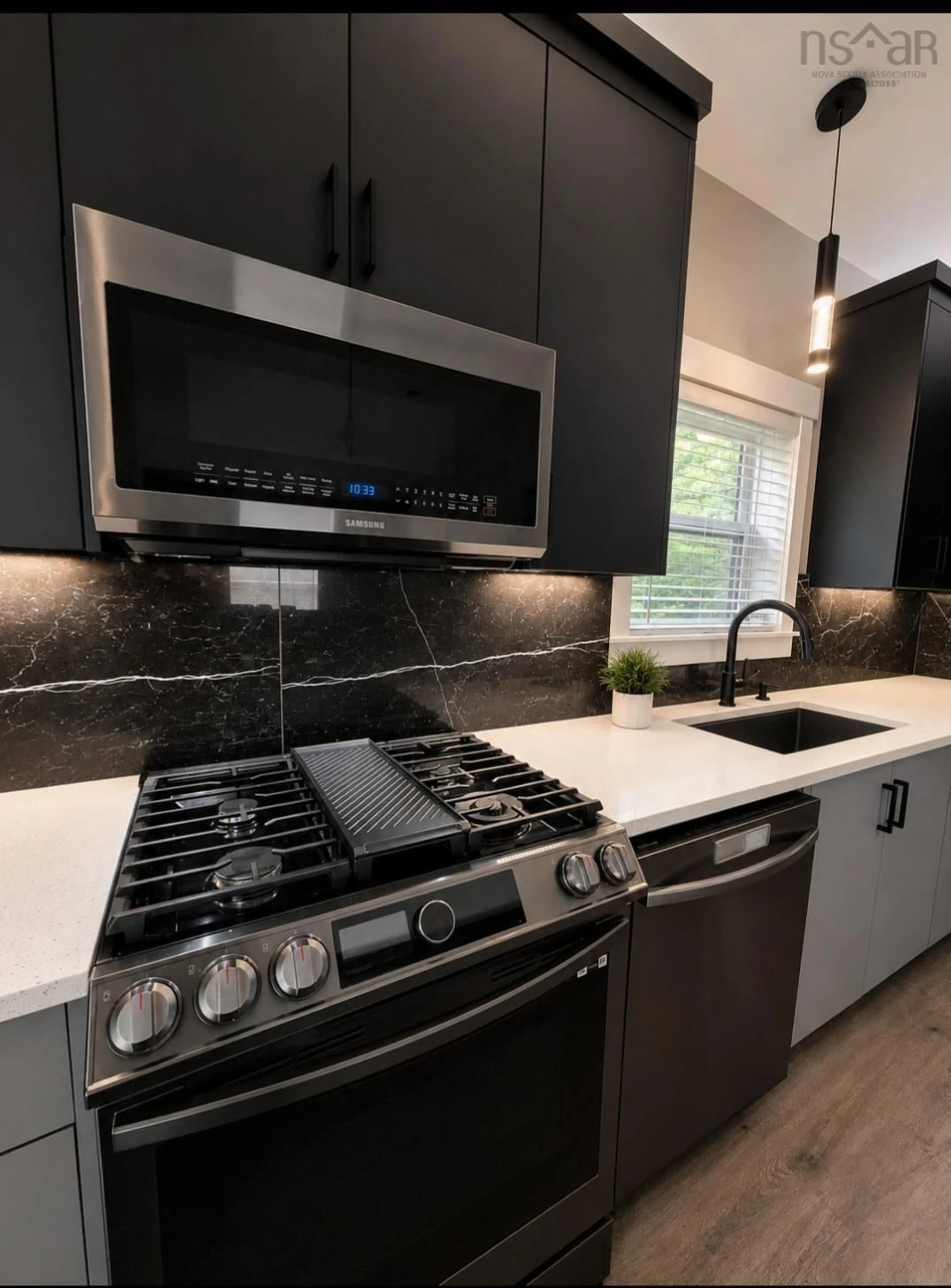 Contemporary kitchen, ceramic/tile floor for 117 Canyon Point Rd, Vaughan Nova Scotia B0N 2T0