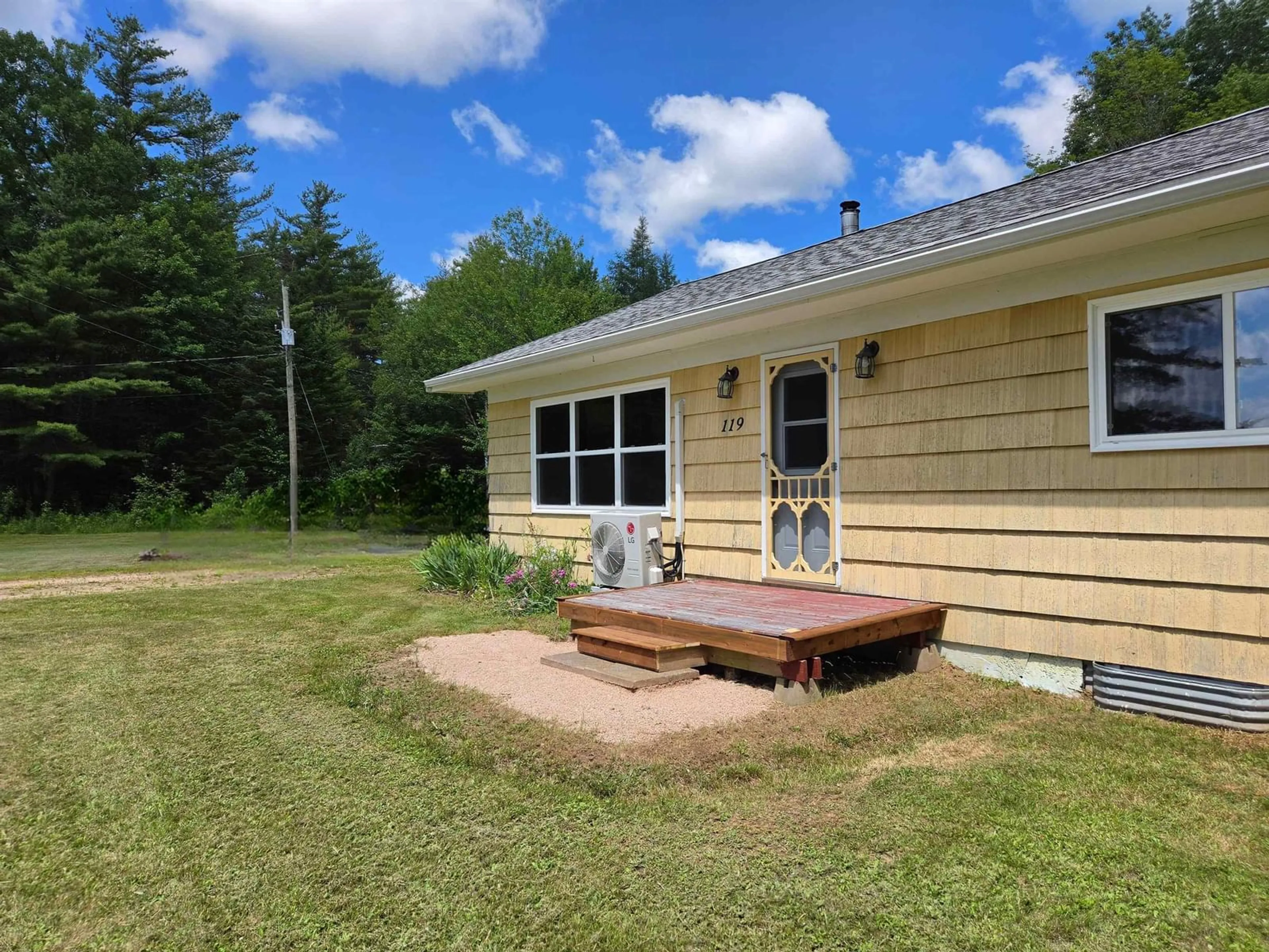 Patio, water/lake/river/ocean view for 119 Hubley Rd, Barss Corner Nova Scotia B0R 1A0