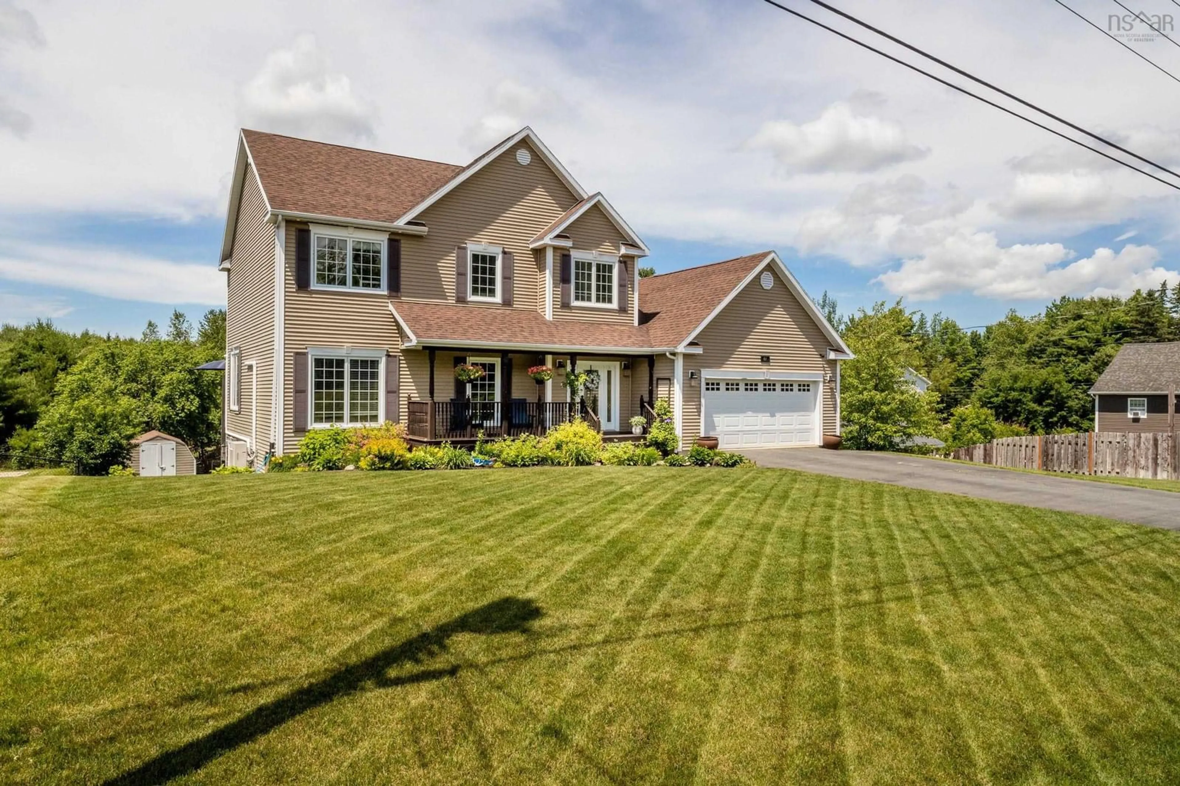 Home with vinyl exterior material, street for 81 Terra Nova Dr, Greenwood Nova Scotia B0P 1R0