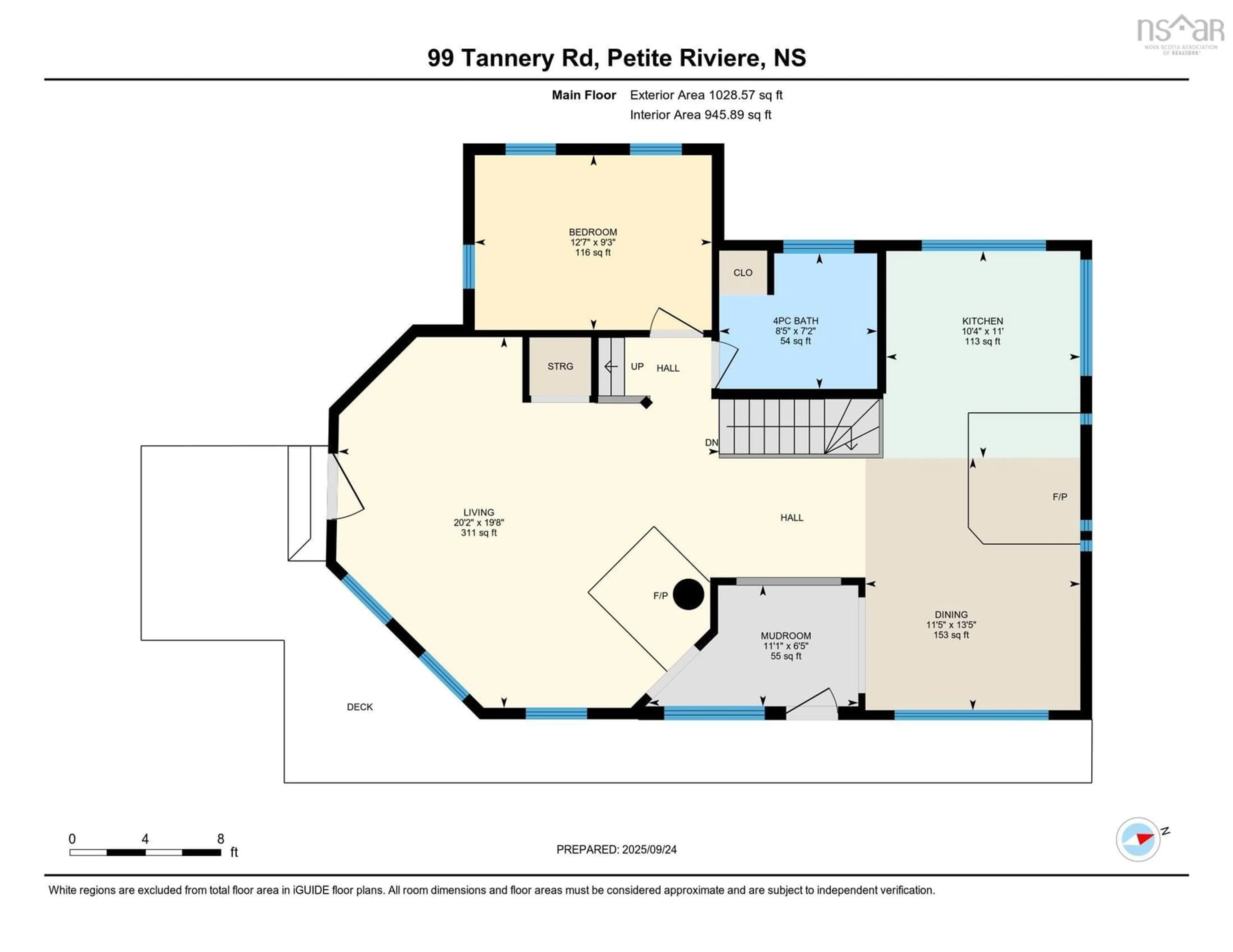 Floor plan for 99 Tannery Rd, Petite Rivière Nova Scotia B0J 2C0