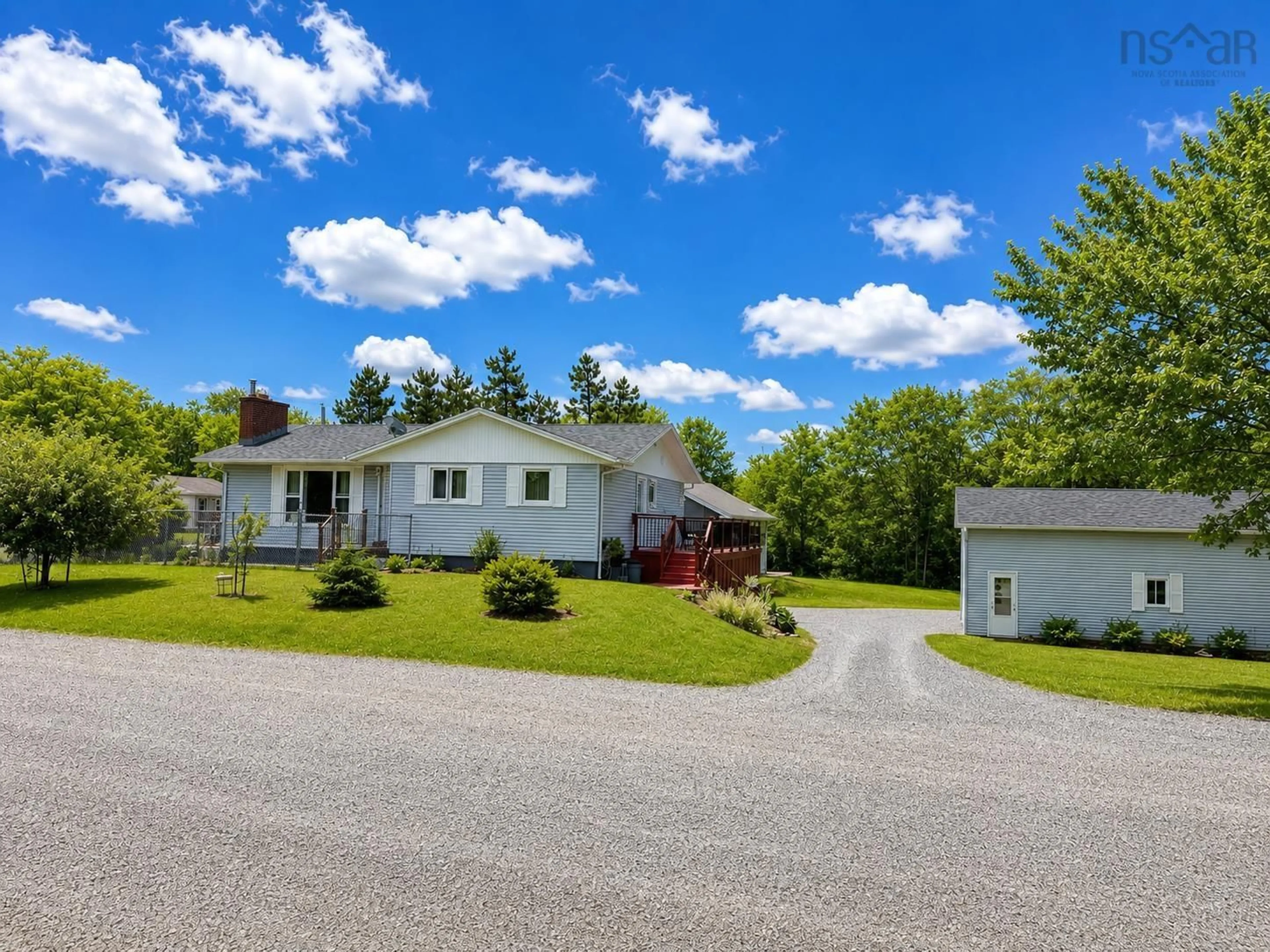 A pic from outside/outdoor area/front of a property/back of a property/a pic from drone, water/lake/river/ocean view for 19 Lake Dr, Mount Uniacke Nova Scotia B0N 1Z0