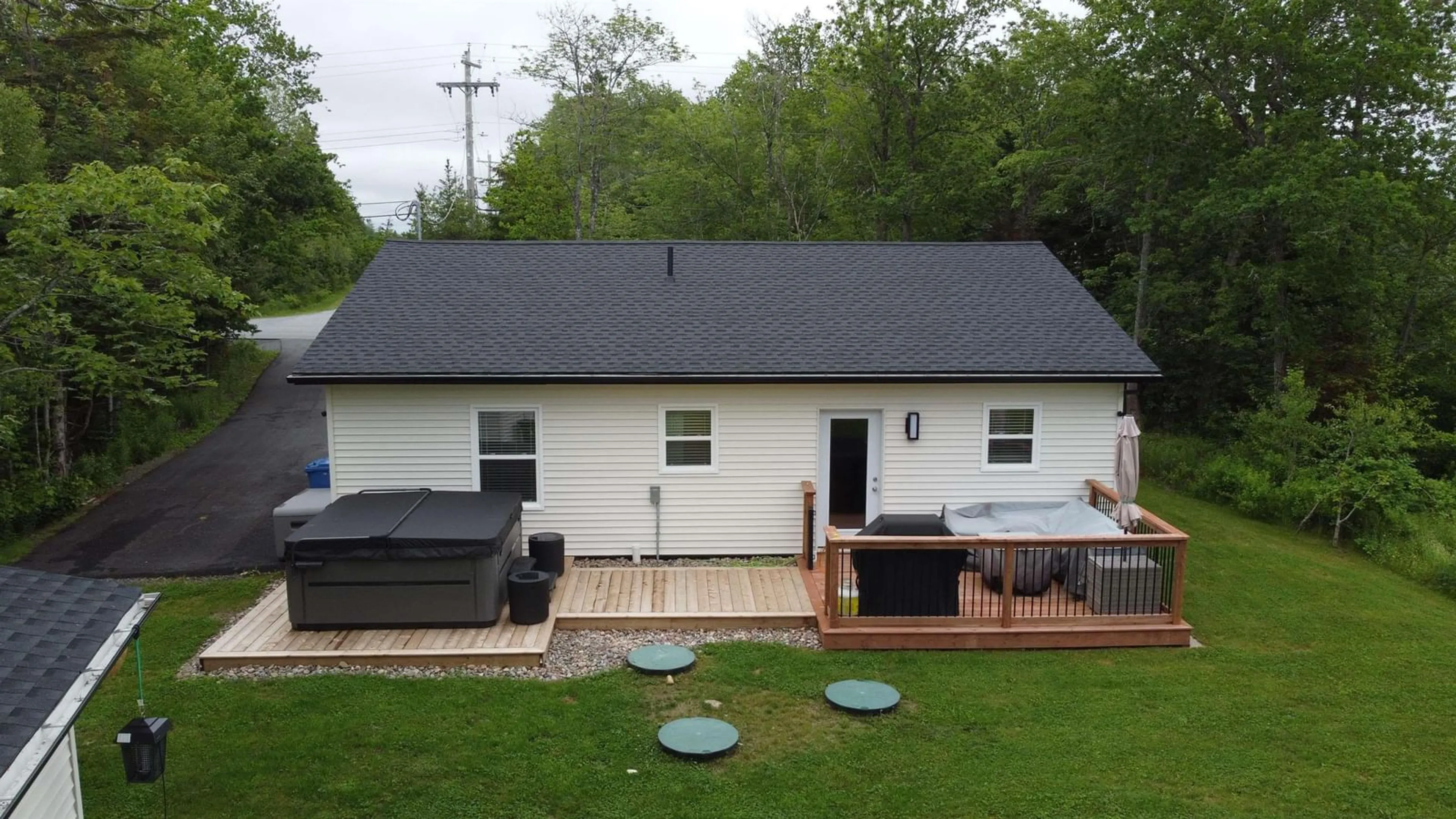 A pic from outside/outdoor area/front of a property/back of a property/a pic from drone, building for 18 Old Mines Rd, Mount Uniacke Nova Scotia B0N 1Z0
