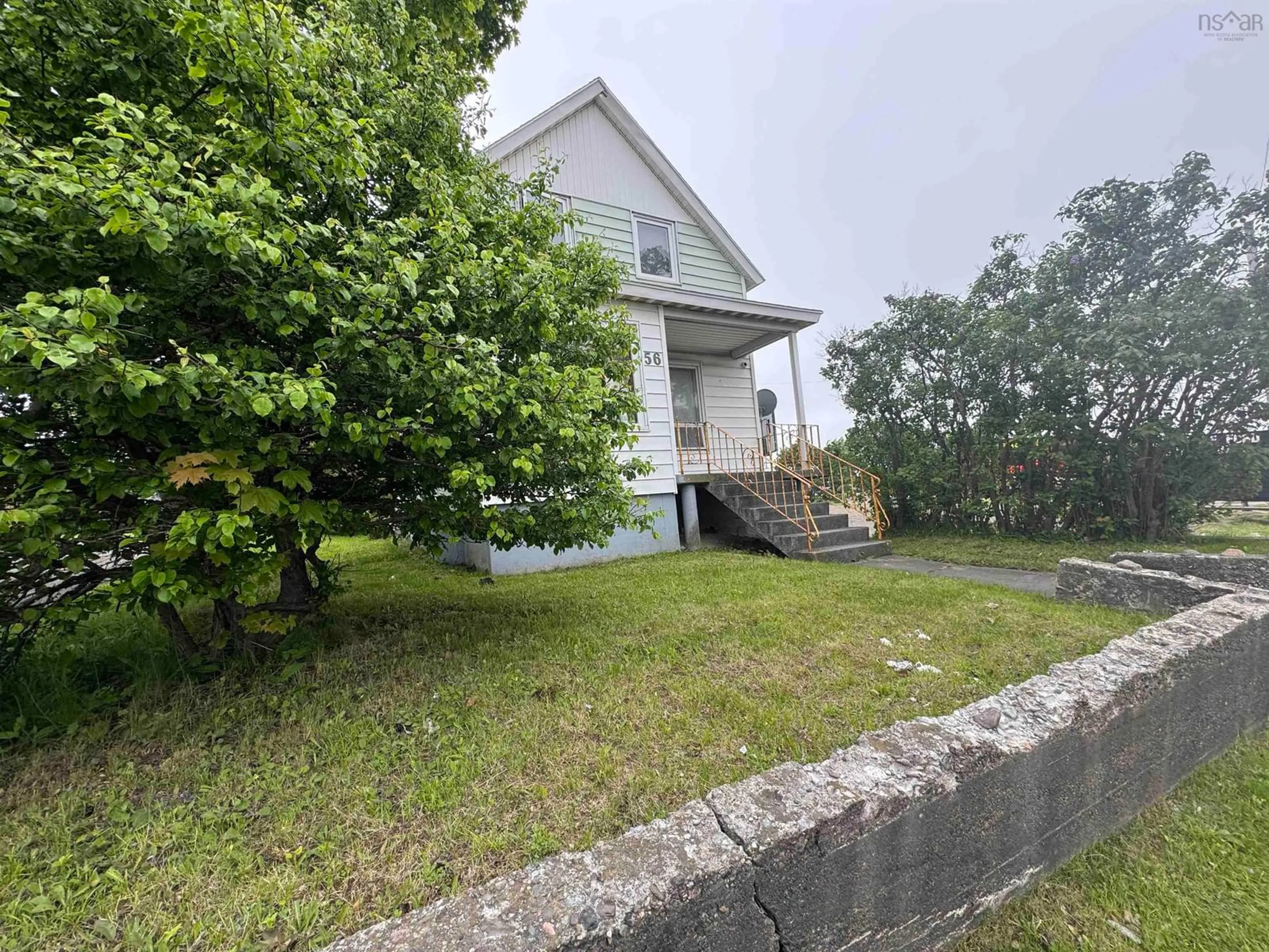 A pic from outside/outdoor area/front of a property/back of a property/a pic from drone, street for 56 Welton St, Sydney Nova Scotia B1P 5R2