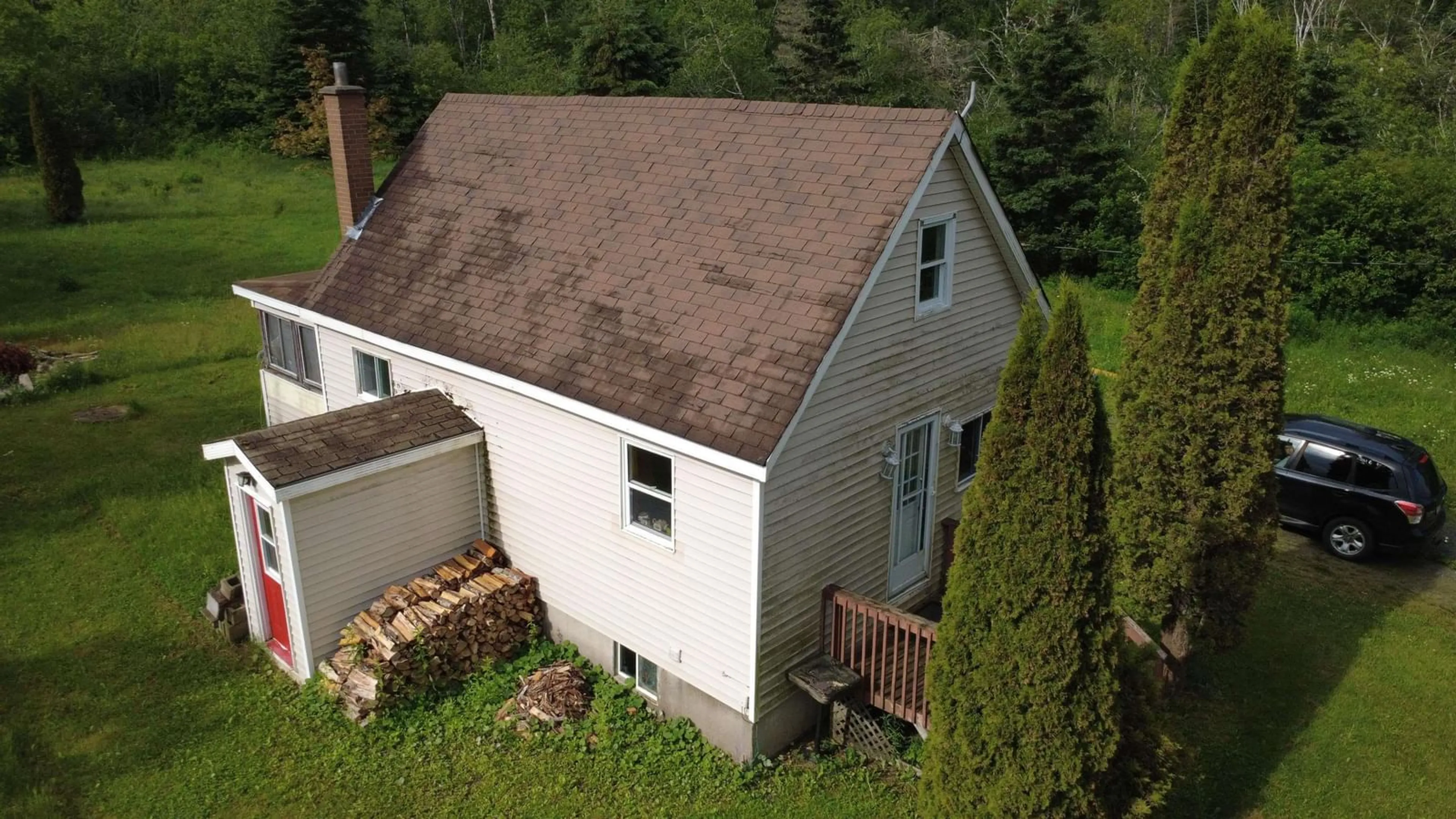 A pic from outside/outdoor area/front of a property/back of a property/a pic from drone, building for 1979 East River West Side Rd, Sunnybrae Nova Scotia B0K 1B0