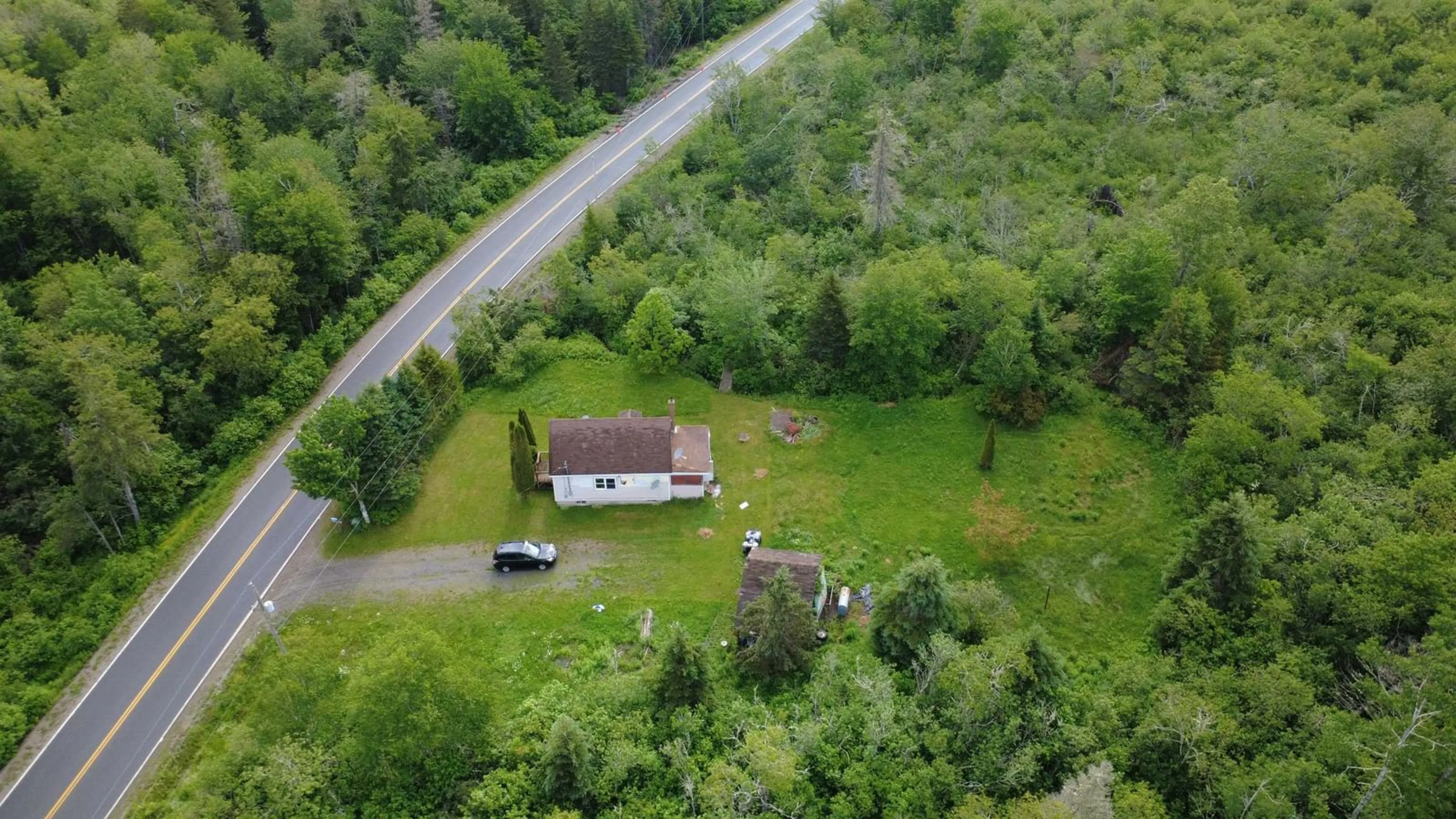 A pic from outside/outdoor area/front of a property/back of a property/a pic from drone, unknown for 1979 East River West Side Rd, Sunnybrae Nova Scotia B0K 1B0