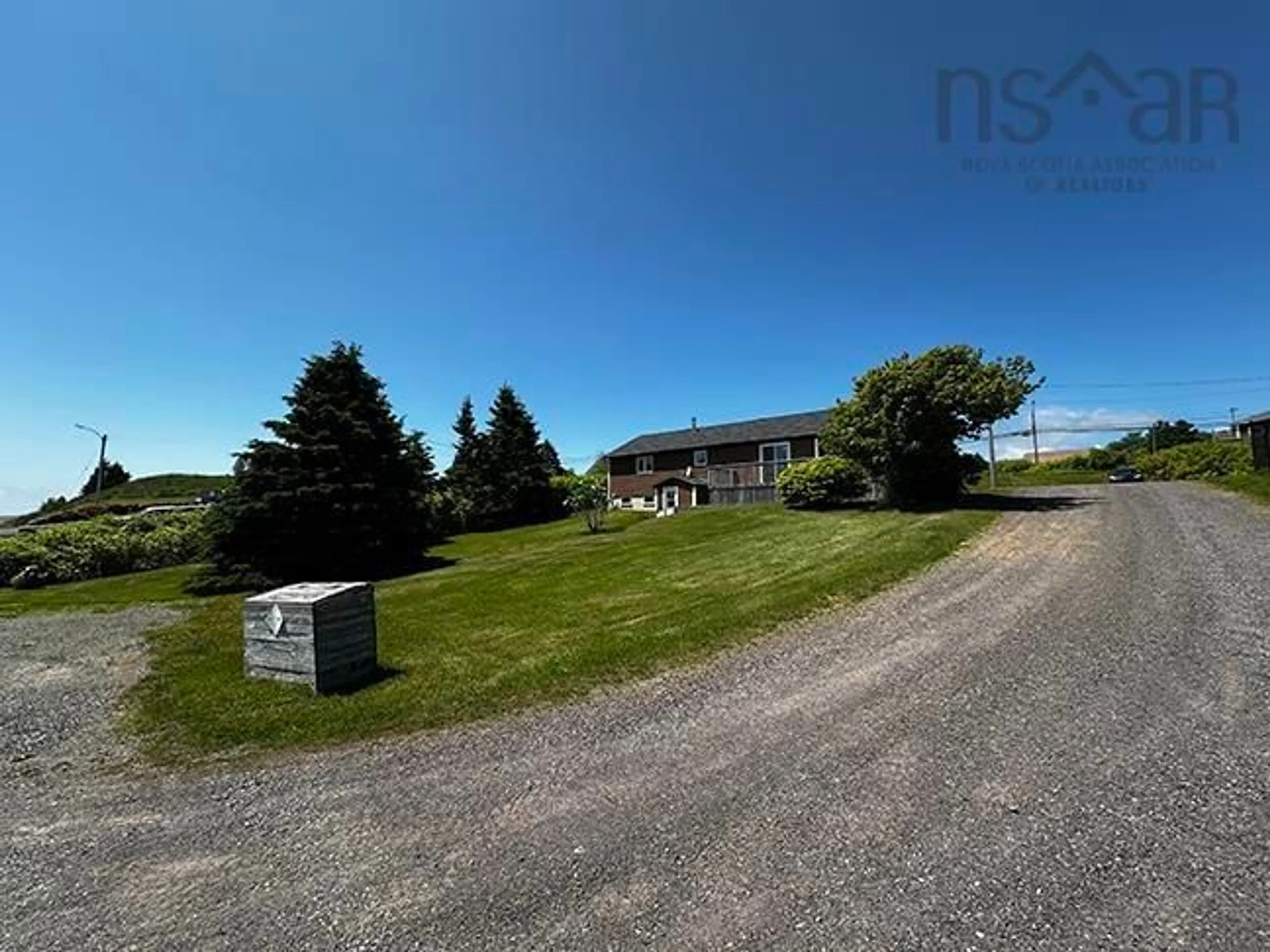 A pic from outside/outdoor area/front of a property/back of a property/a pic from drone, unknown for 593 Veterans Memorial Dr, Arichat Nova Scotia B0E 1A0