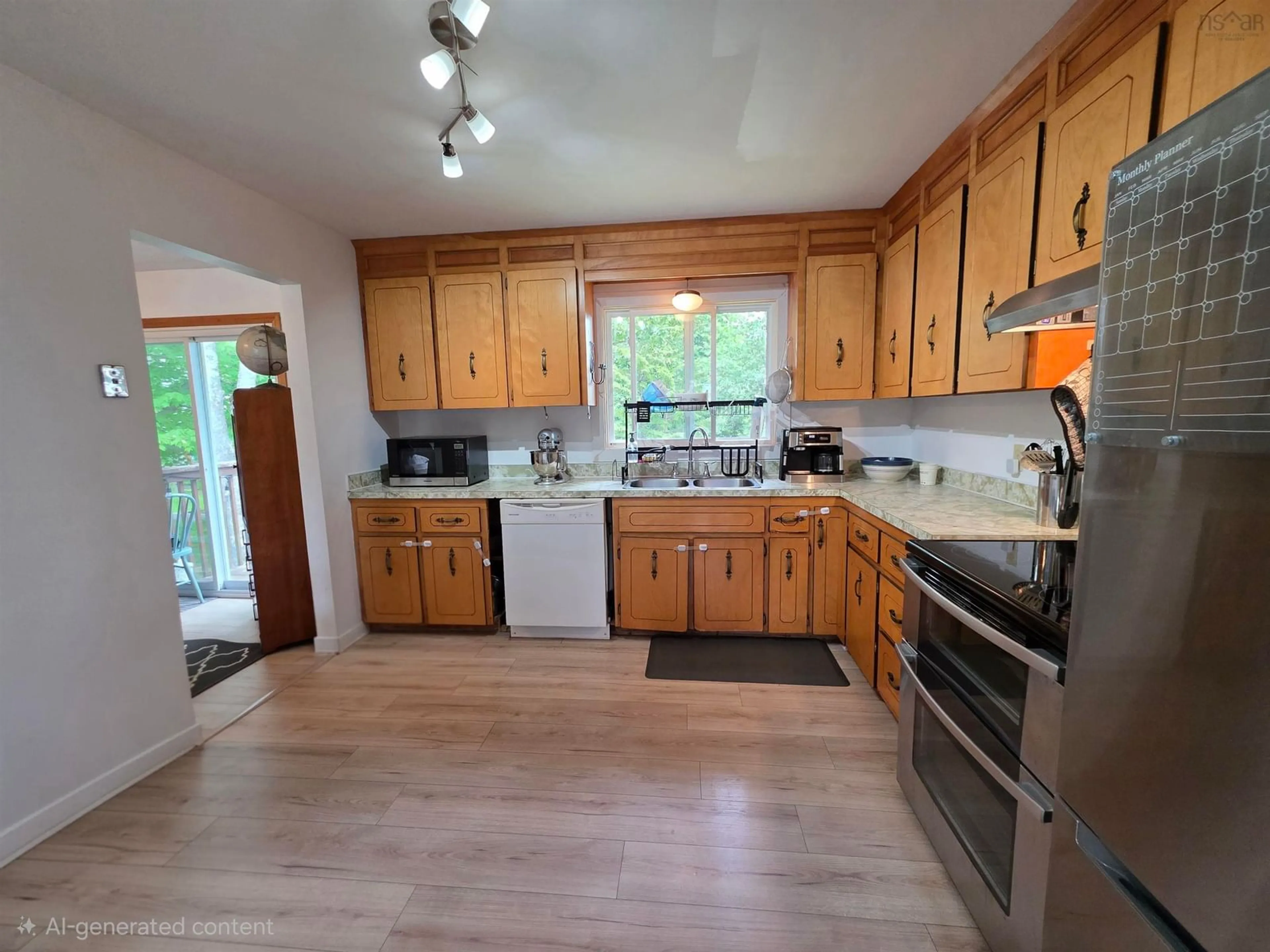 Standard kitchen, wood/laminate floor for 27 Judy Ave, Lower Sackville Nova Scotia B4E 1A6