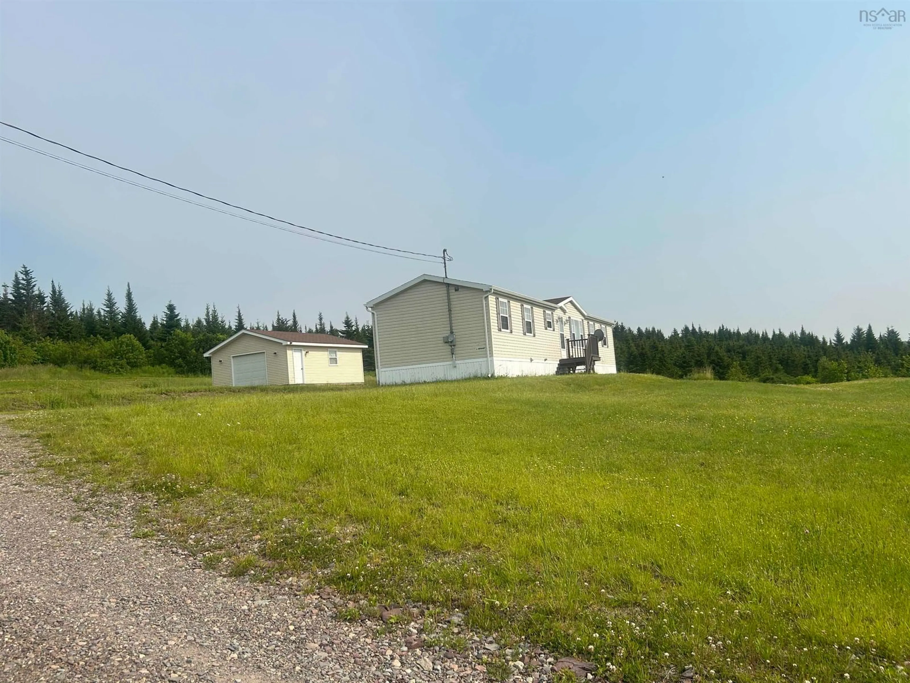 A pic from outside/outdoor area/front of a property/back of a property/a pic from drone, building for 452 Old Pinevale Rd, Pinevale Nova Scotia B2G 2L3