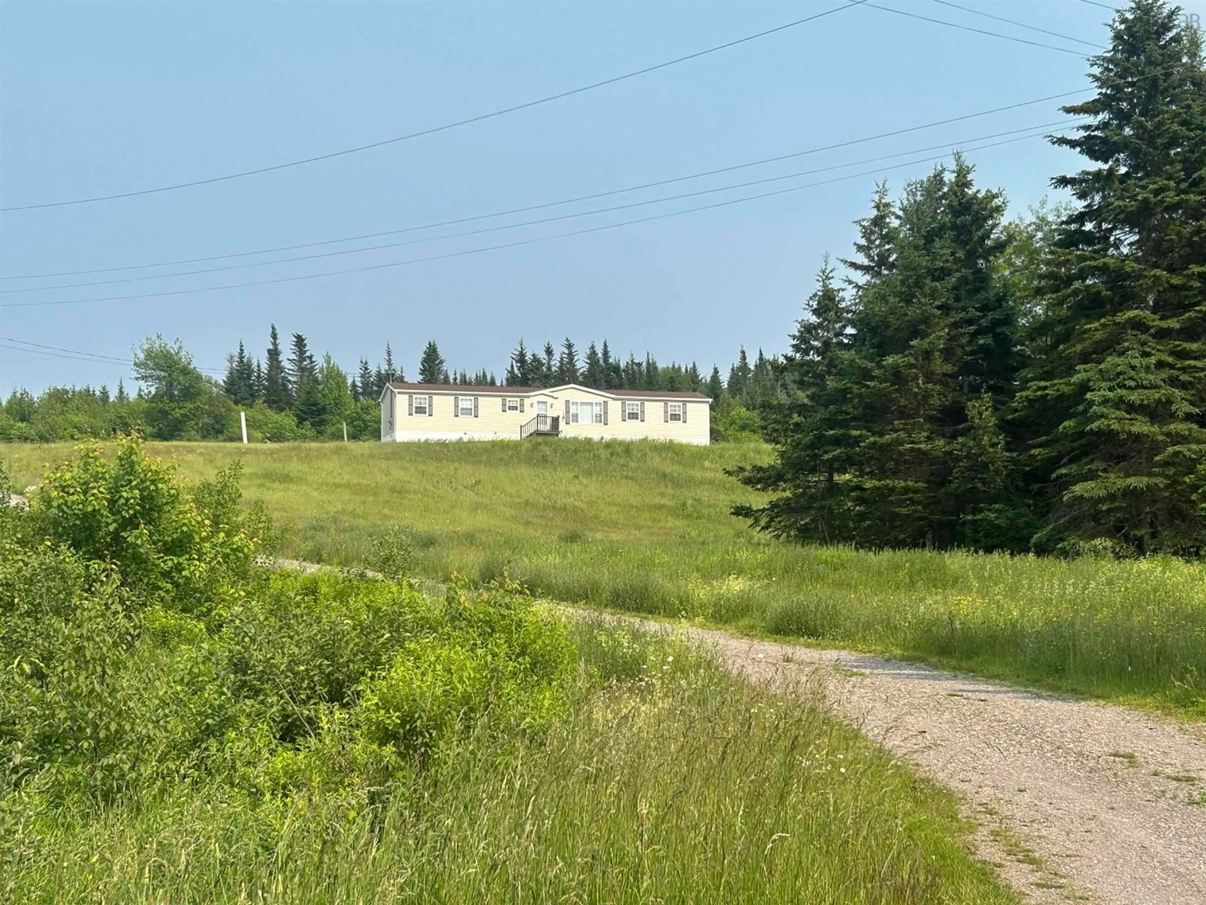 A pic from outside/outdoor area/front of a property/back of a property/a pic from drone, unknown for 452 Old Pinevale Rd, Pinevale Nova Scotia B2G 2L3