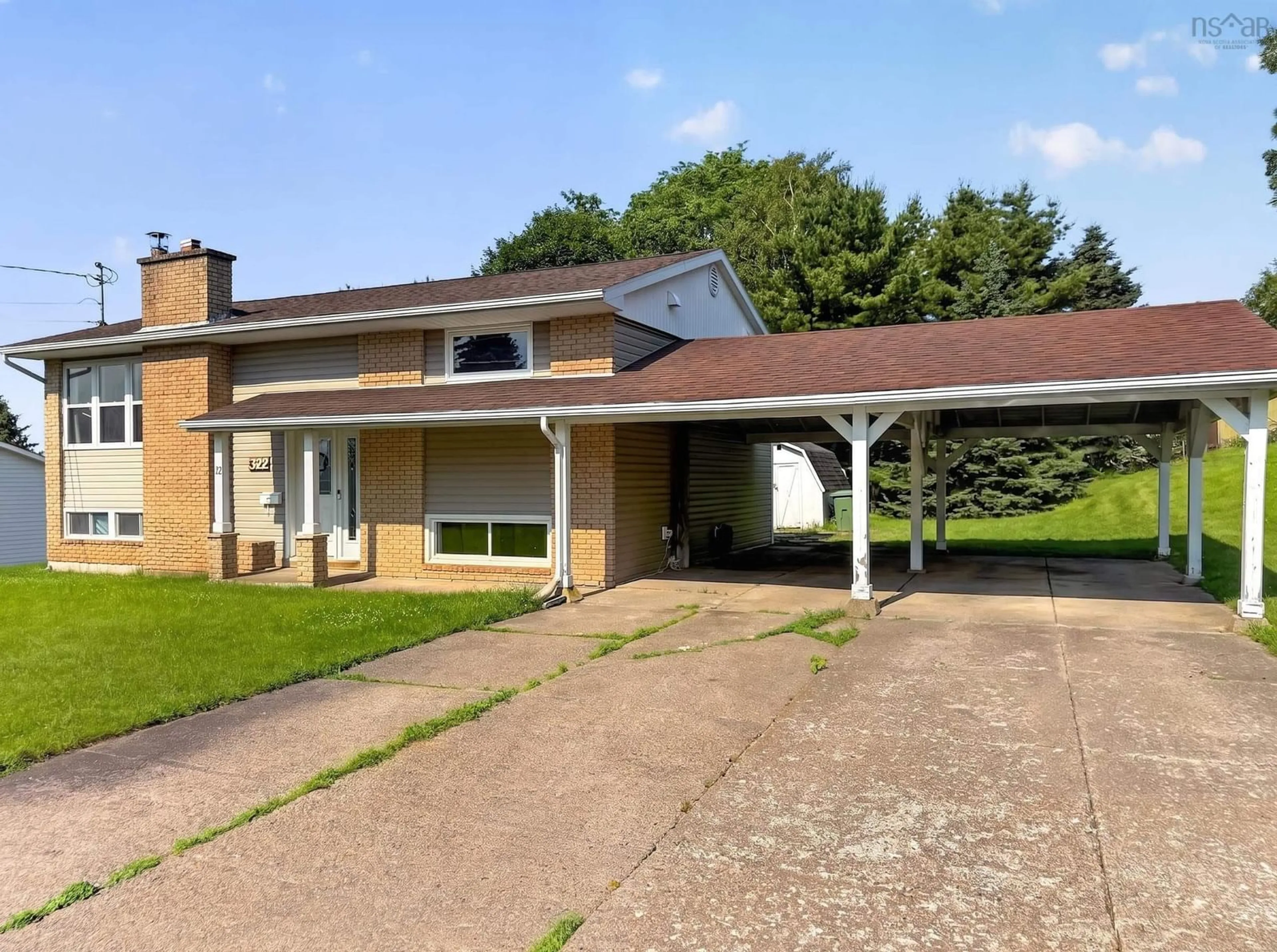 A pic from outside/outdoor area/front of a property/back of a property/a pic from drone, street for 12 Birch St, Salmon River Nova Scotia B2N 4X1