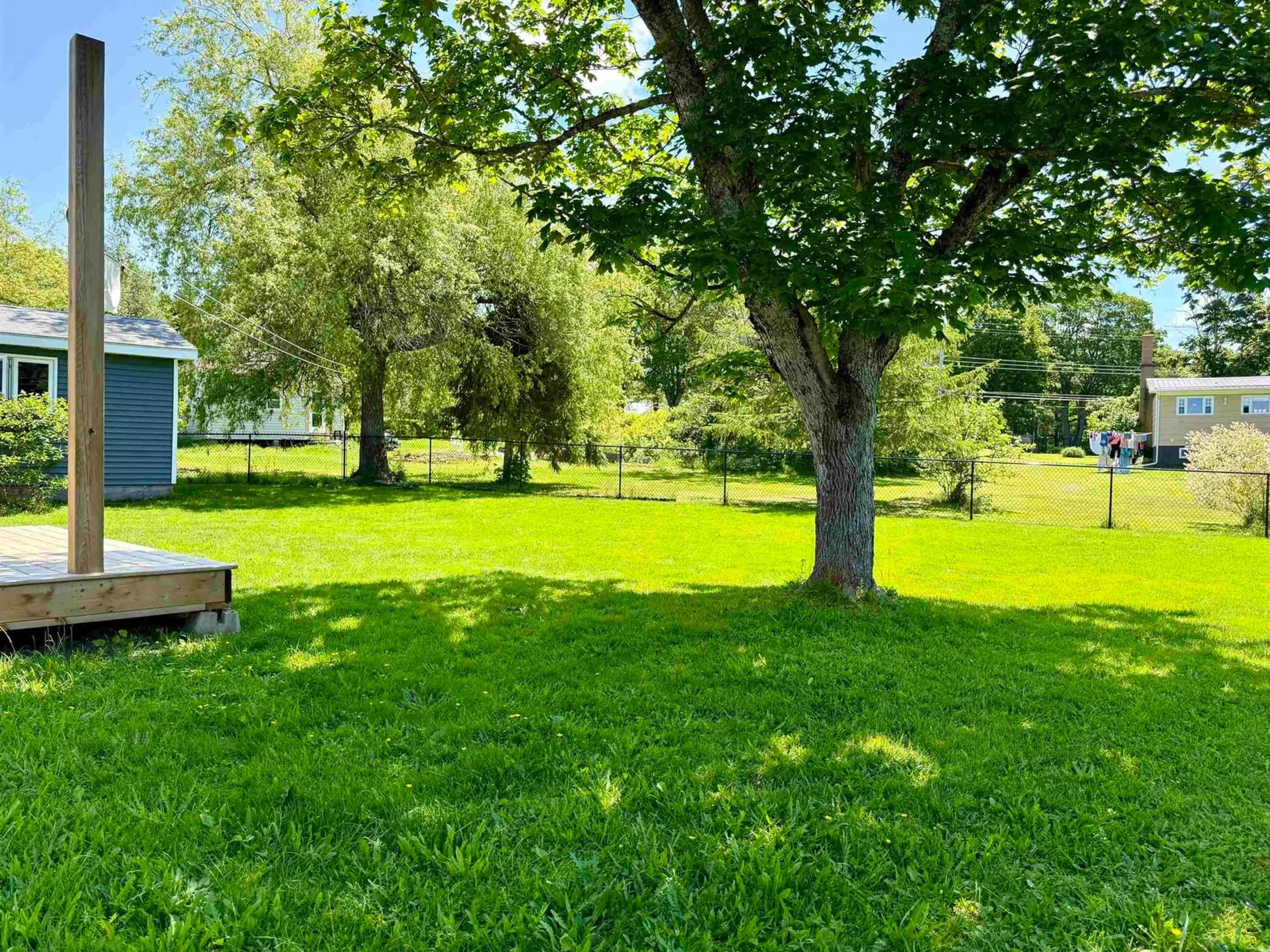 A pic from outside/outdoor area/front of a property/back of a property/a pic from drone, forest/trees view for 6 Smith Ave, Springhill Nova Scotia B0M 1X0