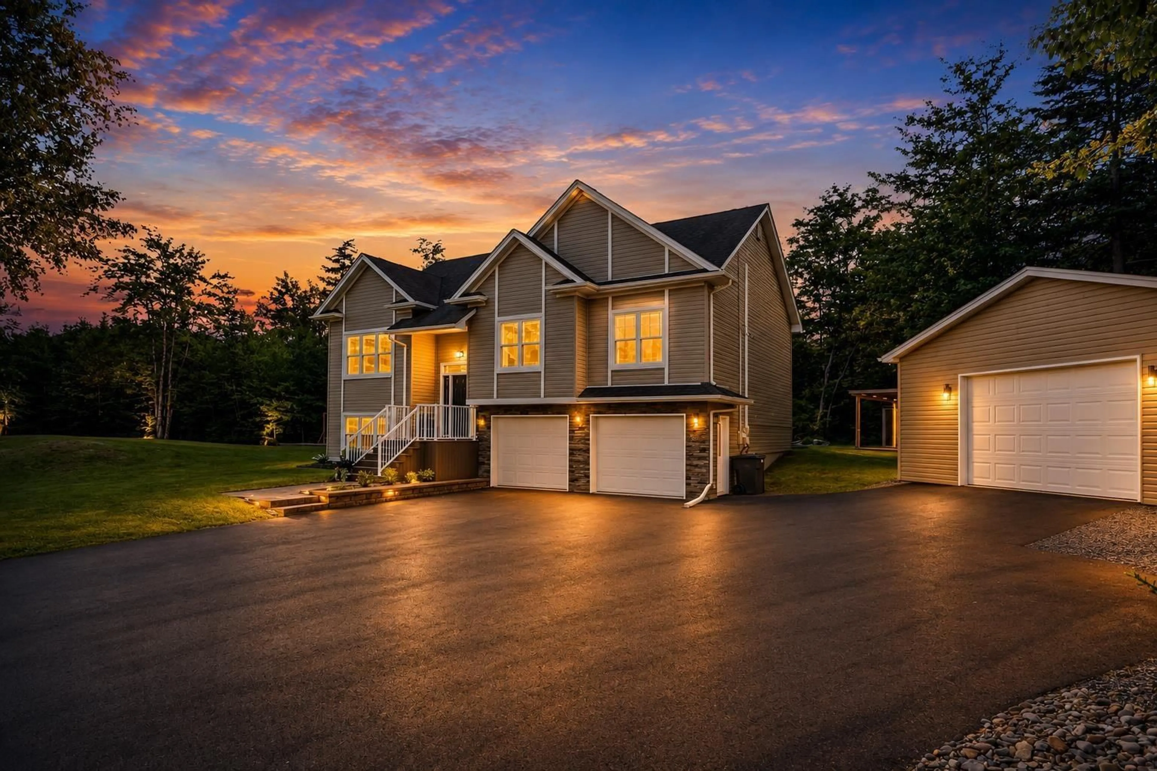 Home with vinyl exterior material, street for 55 Jadry Crt, Hammonds Plains Nova Scotia B4B 0A1