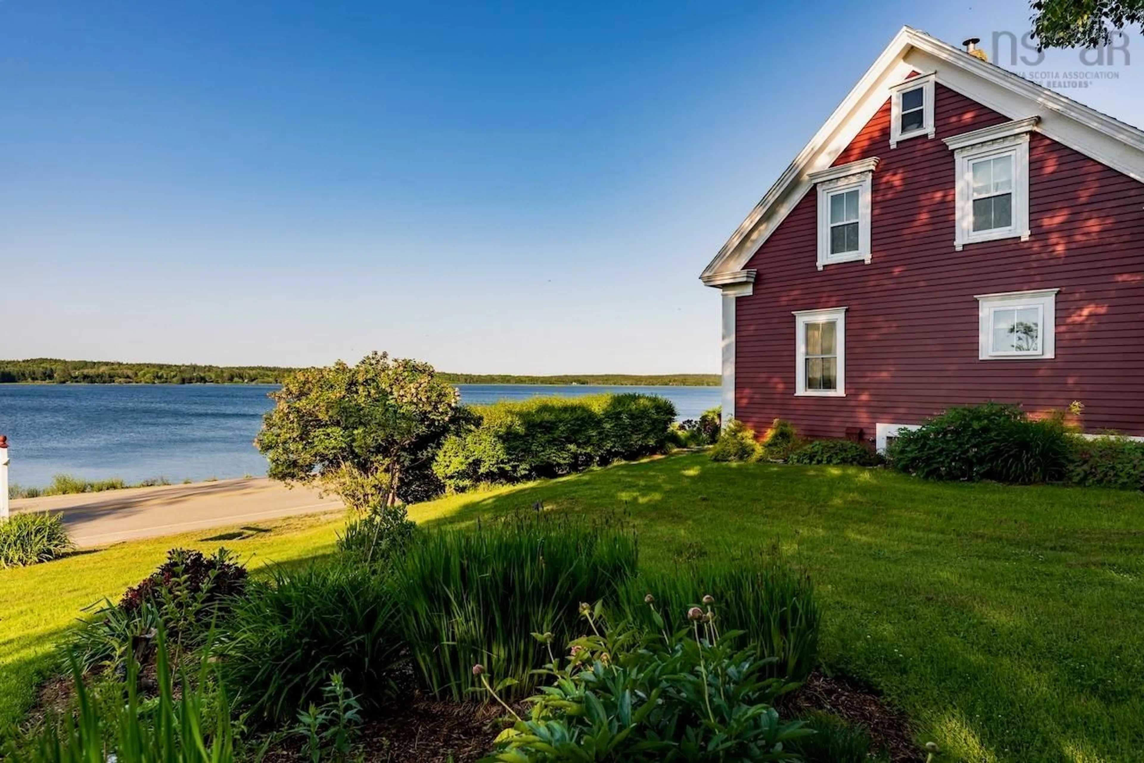 A pic from outside/outdoor area/front of a property/back of a property/a pic from drone, water/lake/river/ocean view for 2832 332 Hwy, Bayport Nova Scotia B0J 2X0