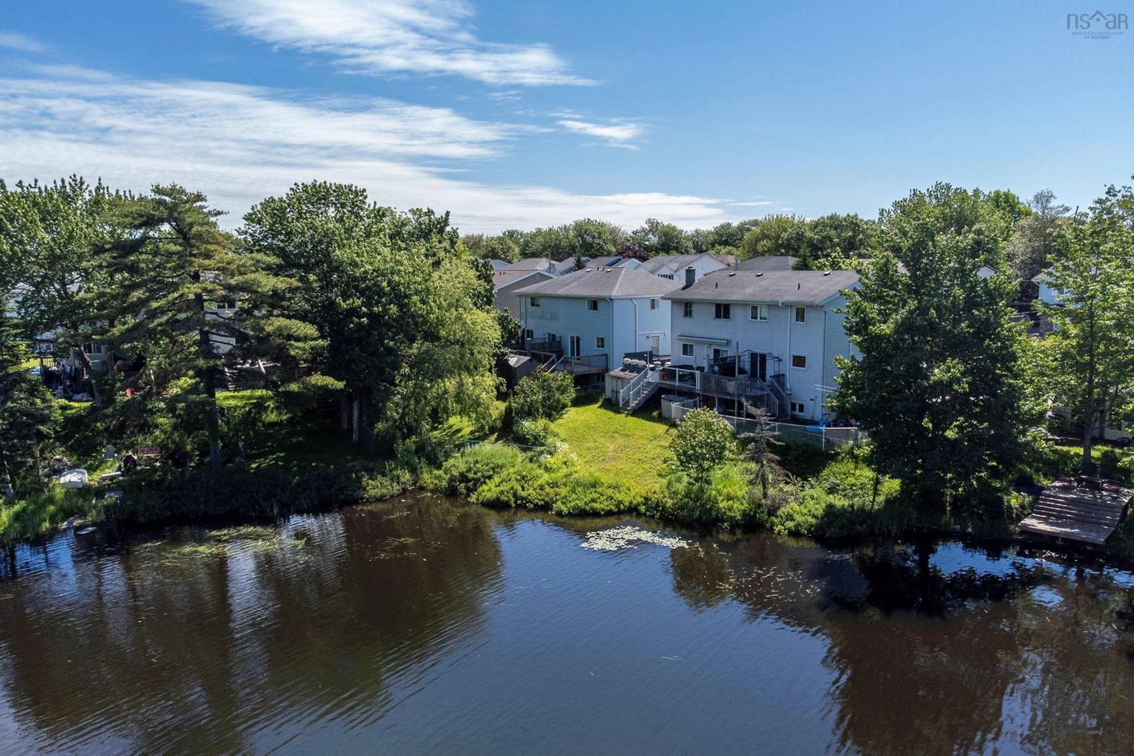 A pic from outside/outdoor area/front of a property/back of a property/a pic from drone, water/lake/river/ocean view for 46 Silver Maple Dr, Timberlea Nova Scotia B3T 1G6