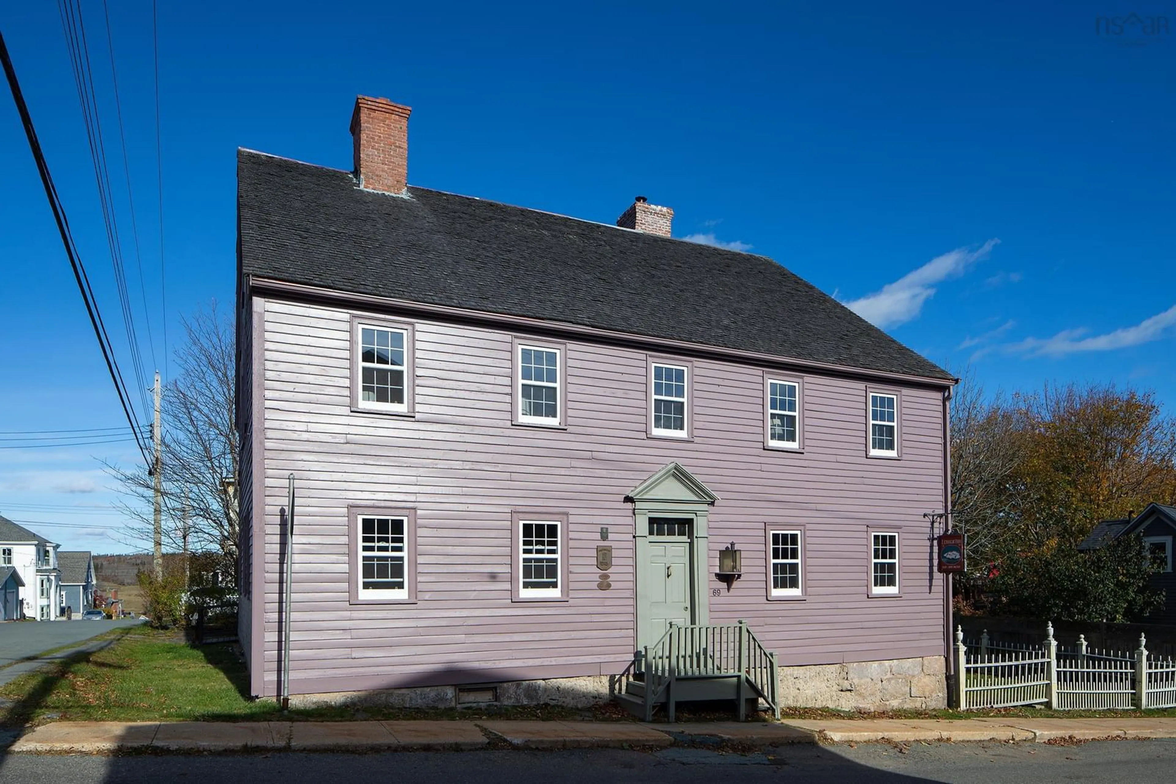 Home with vinyl exterior material, street for 69 Fox St, Lunenburg Nova Scotia B0J 2C0