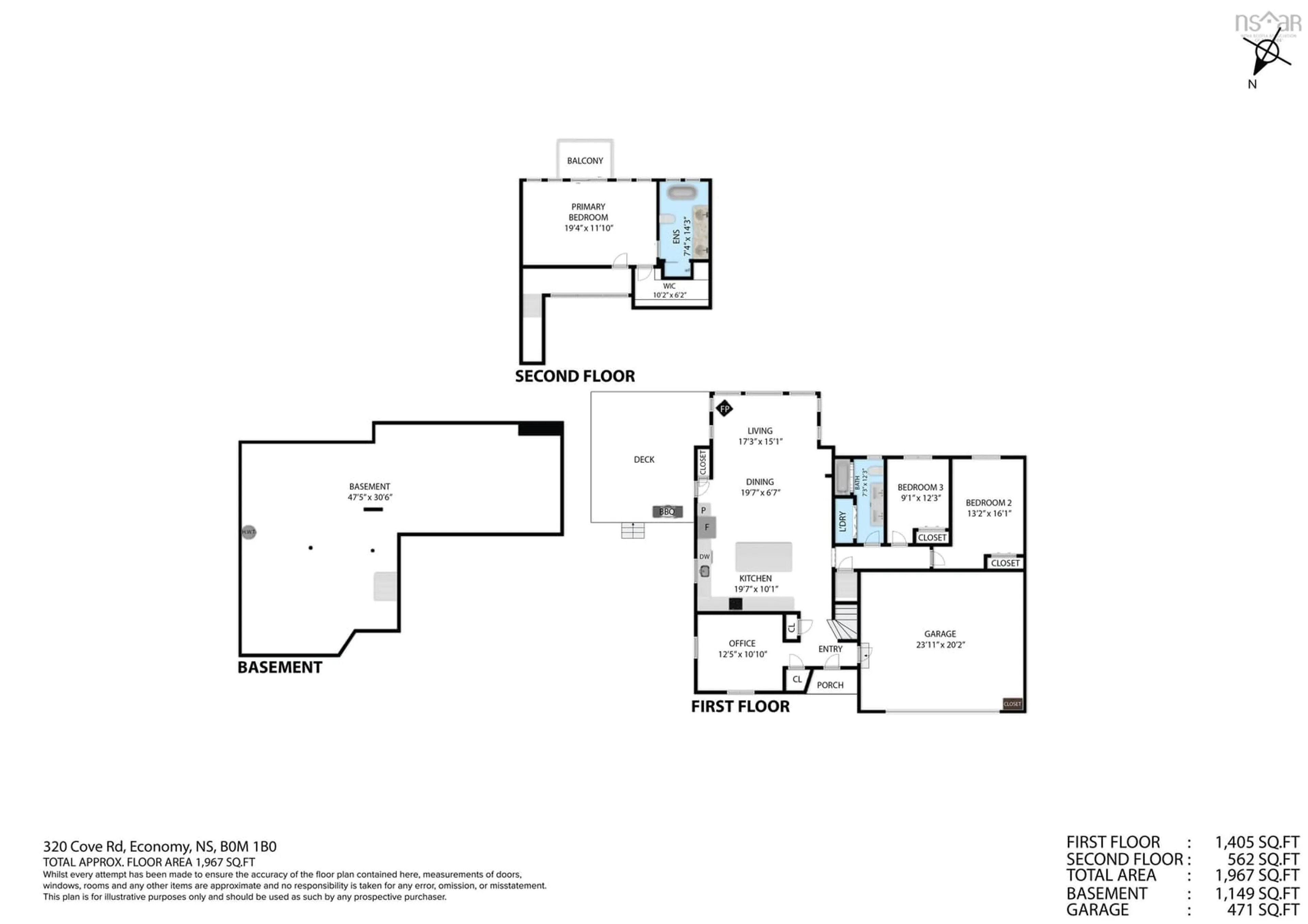 Floor plan for 320 Cove Rd, Economy Nova Scotia B0M 1B0