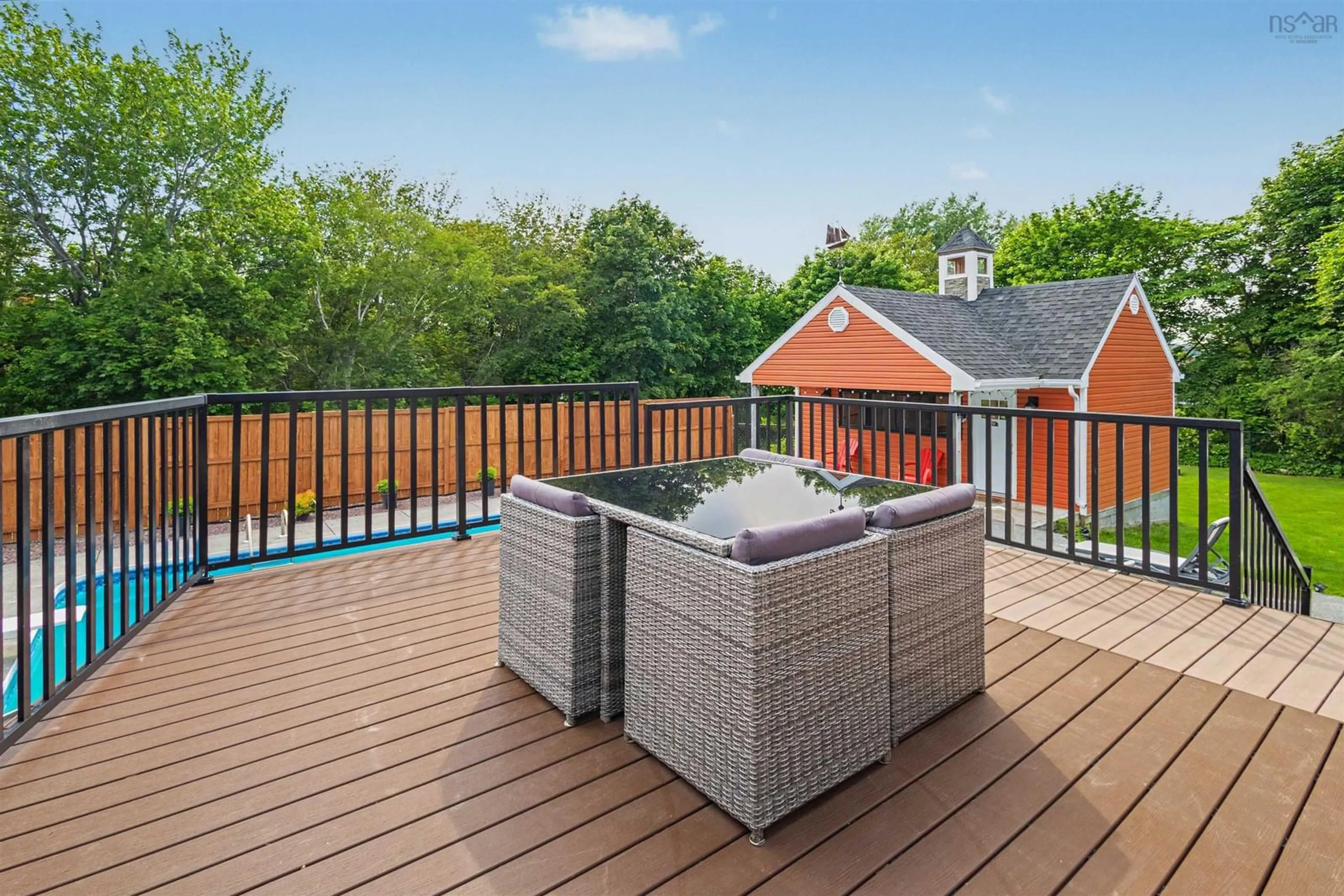 Patio, water/lake/river/ocean view for 42 Macrae Ave Ave, Sydney River Nova Scotia B1S 1M2