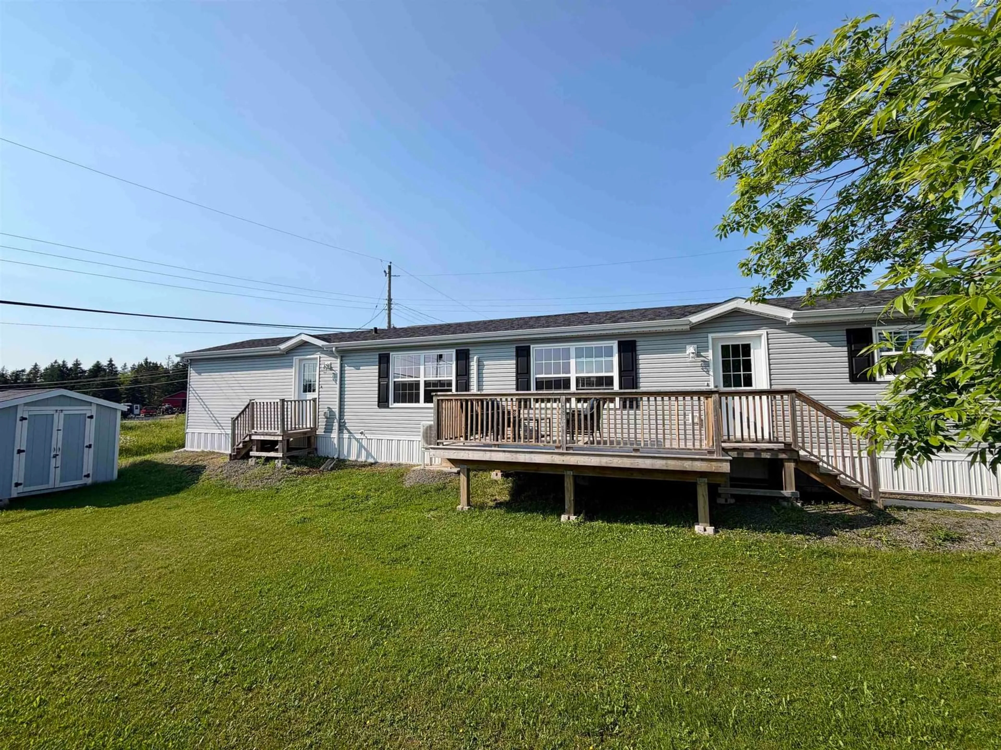 A pic from outside/outdoor area/front of a property/back of a property/a pic from drone, water/lake/river/ocean view for 5 Elmwood Dr, Lower South River Nova Scotia B2G 0E7