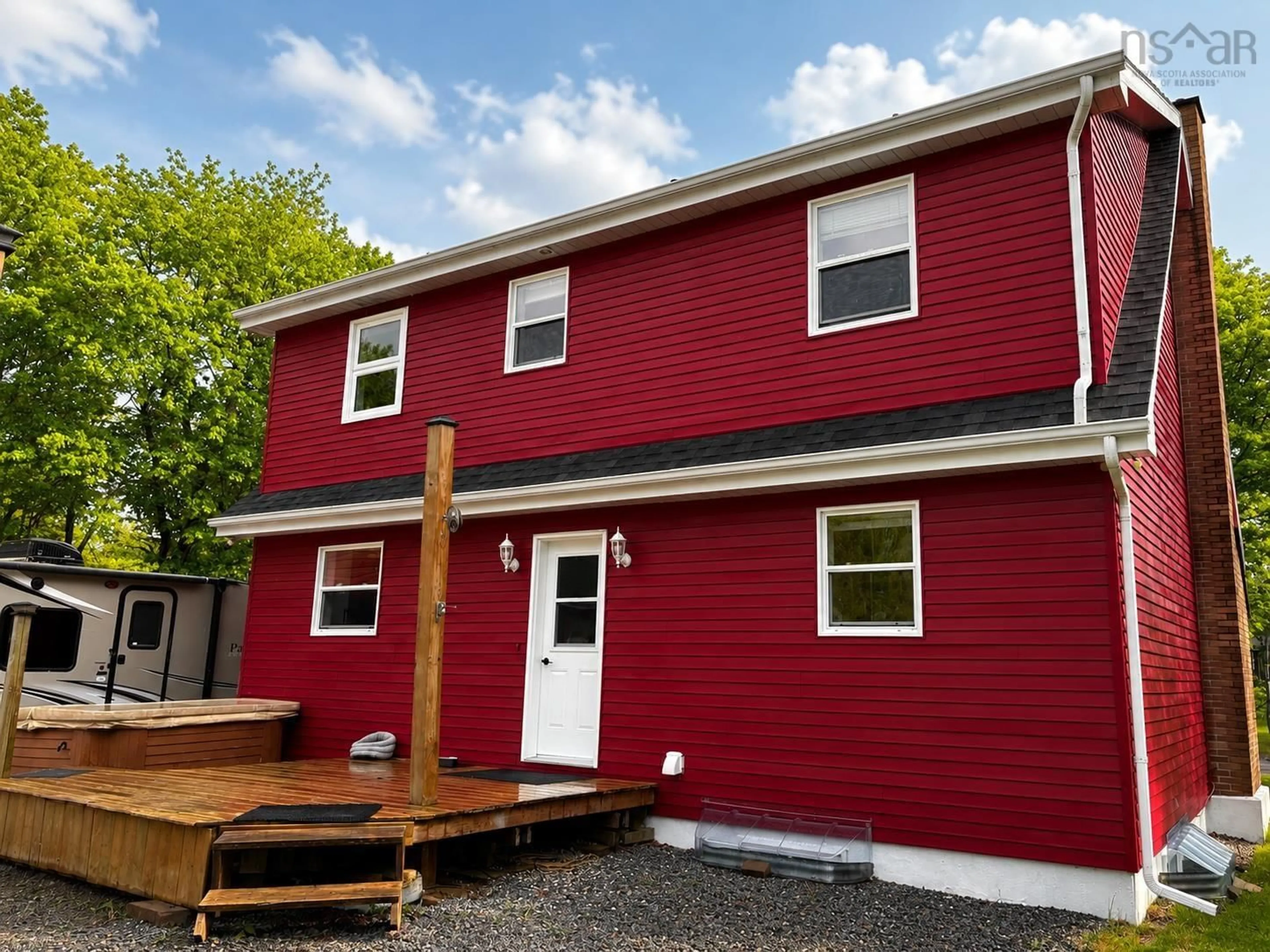 Home with vinyl exterior material, building for 27 Greenridge Dr, Sydney Nova Scotia B1L 1H1
