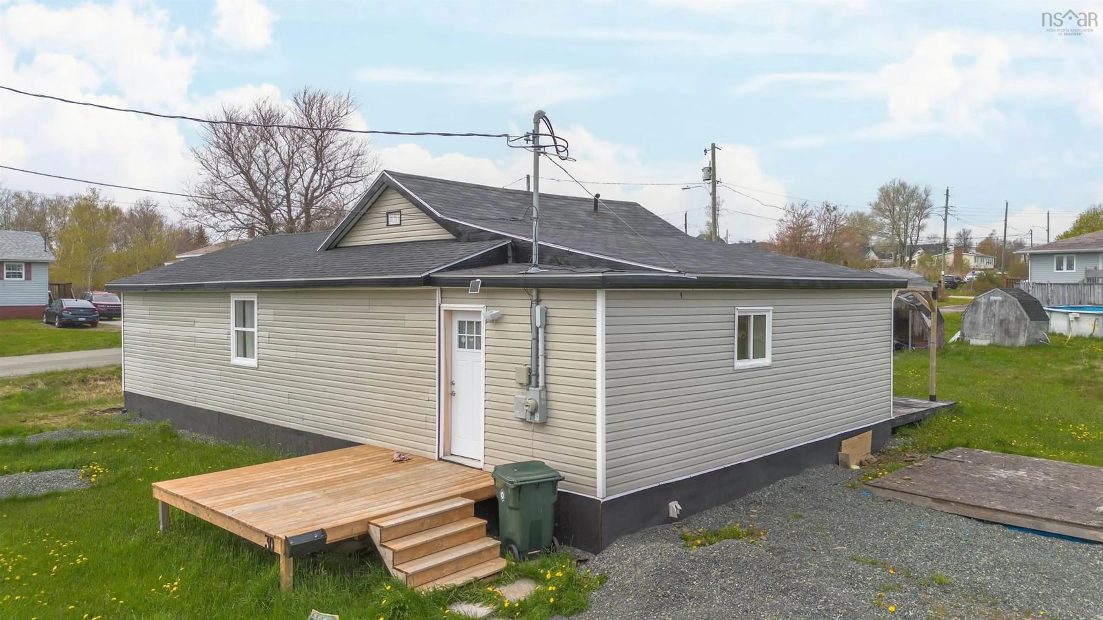 Home with vinyl exterior material, building for 30 Guy St, Glace Bay Nova Scotia B1A 3R1