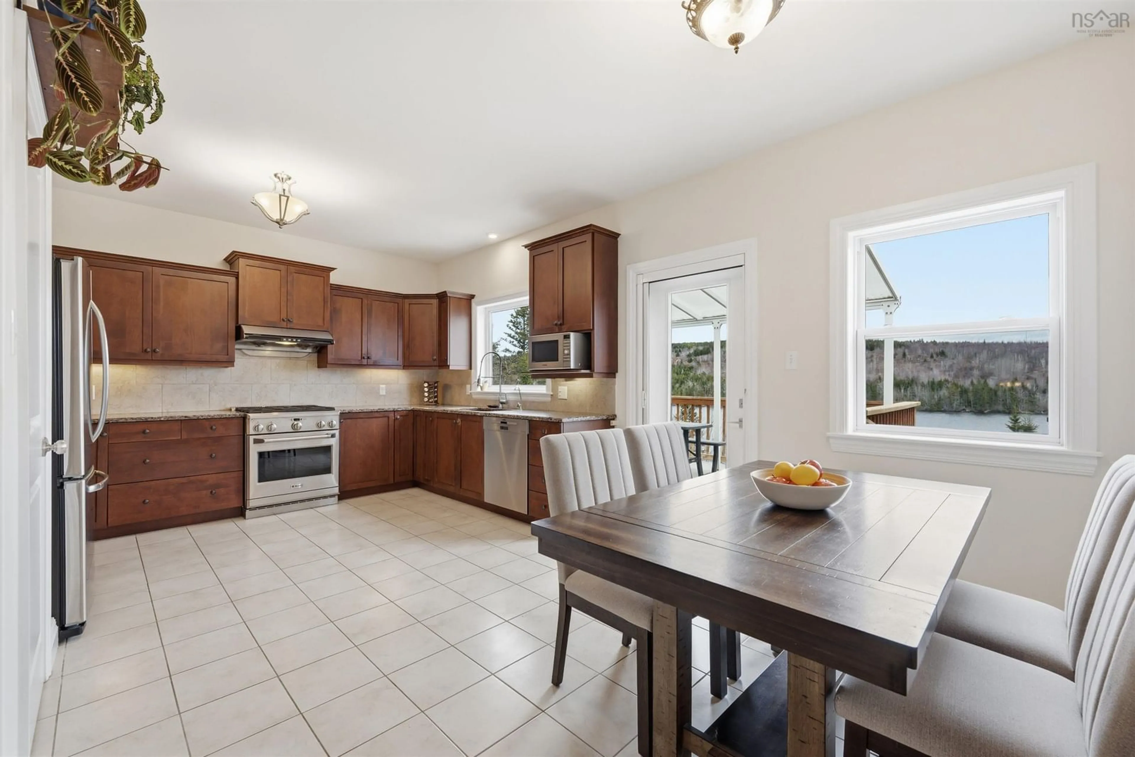 Open concept kitchen, ceramic/tile floor for 39 Roma Drive Dr, Head Of Chezzetcook Nova Scotia B0J 2L0
