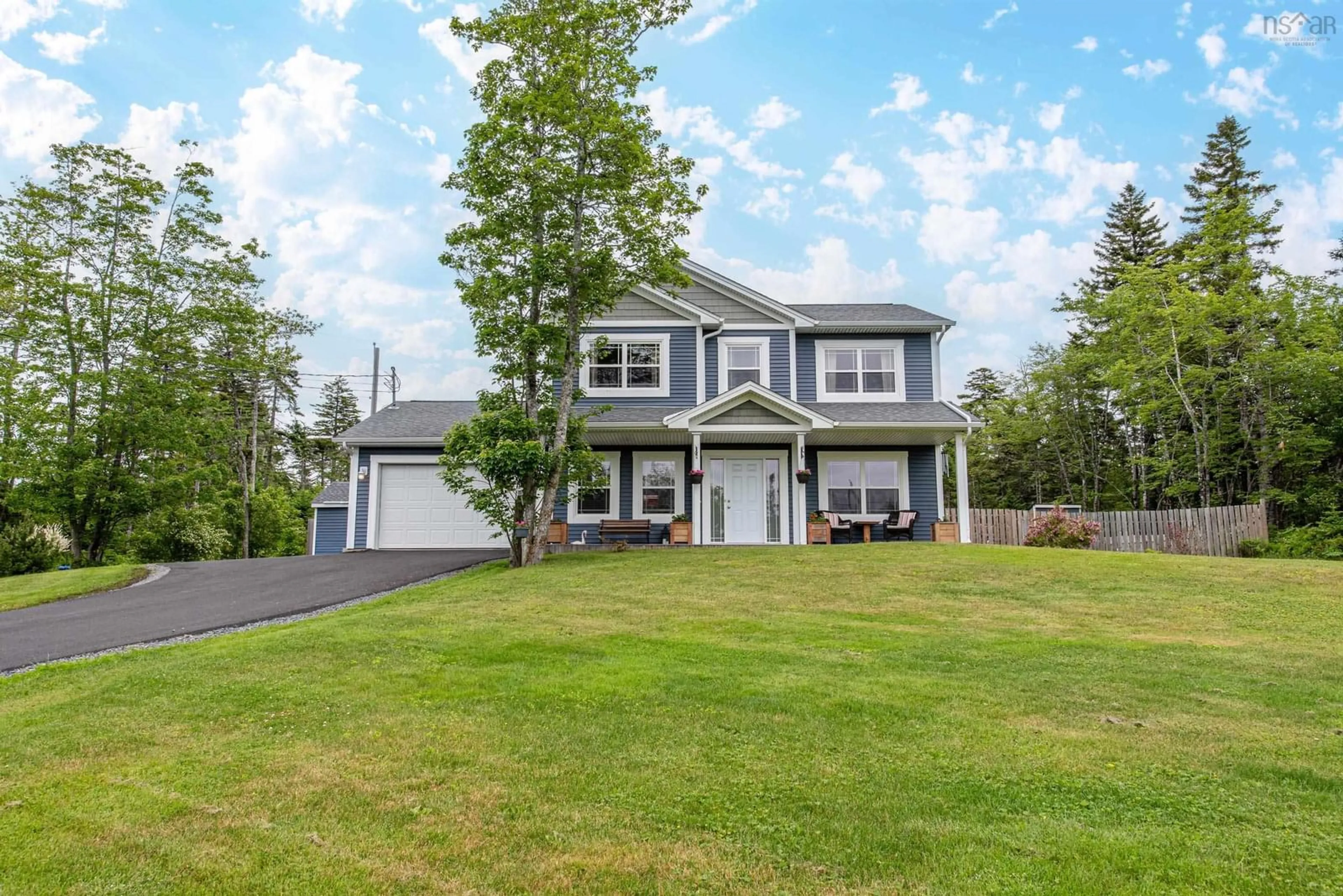 Home with vinyl exterior material, street for 56 Powers Rd, Whites Lake Nova Scotia B3T 0H6