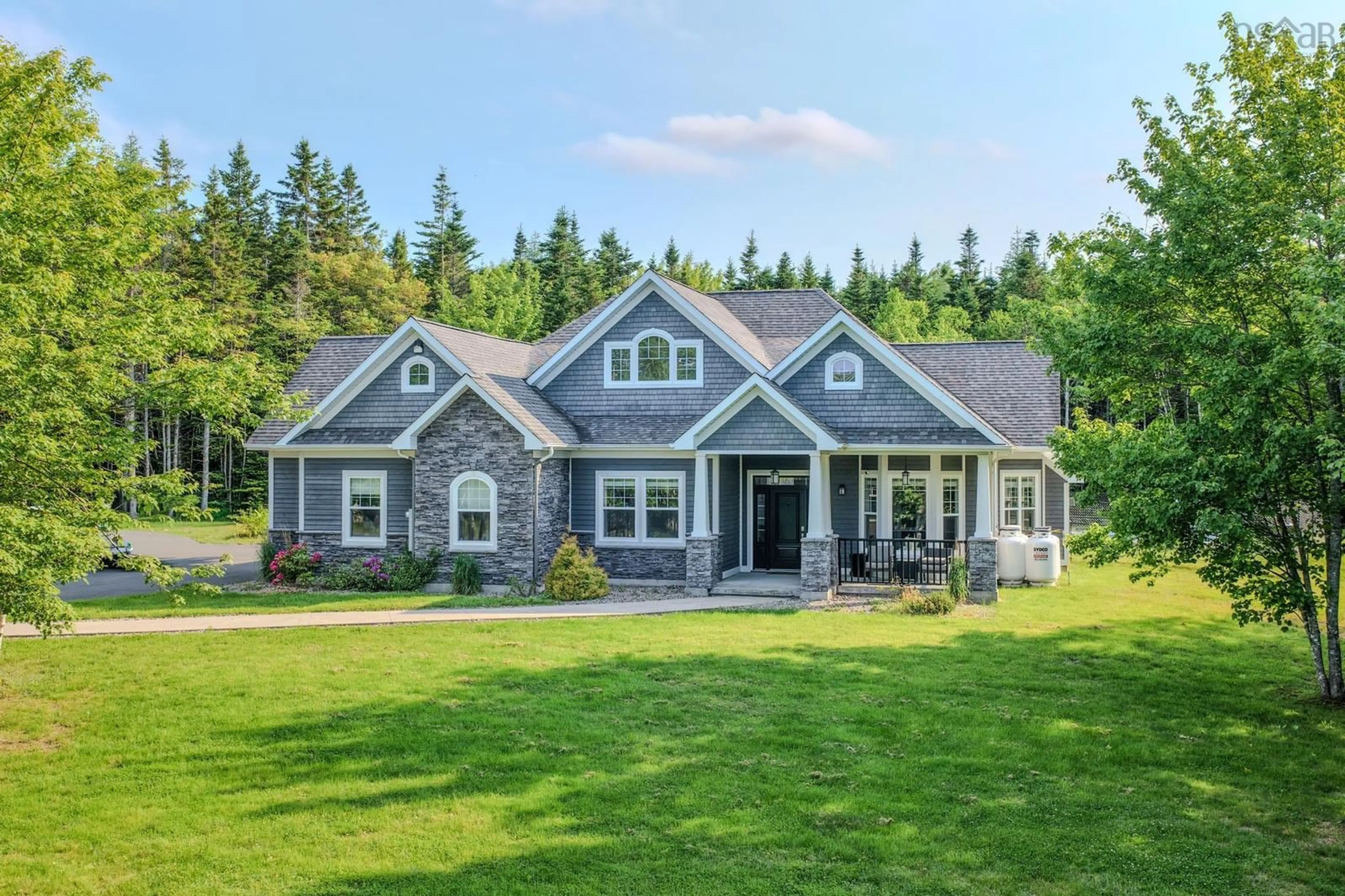 Home with vinyl exterior material, unknown for 136 Mountain View Dr, Sydney Forks Nova Scotia B1L 1A1