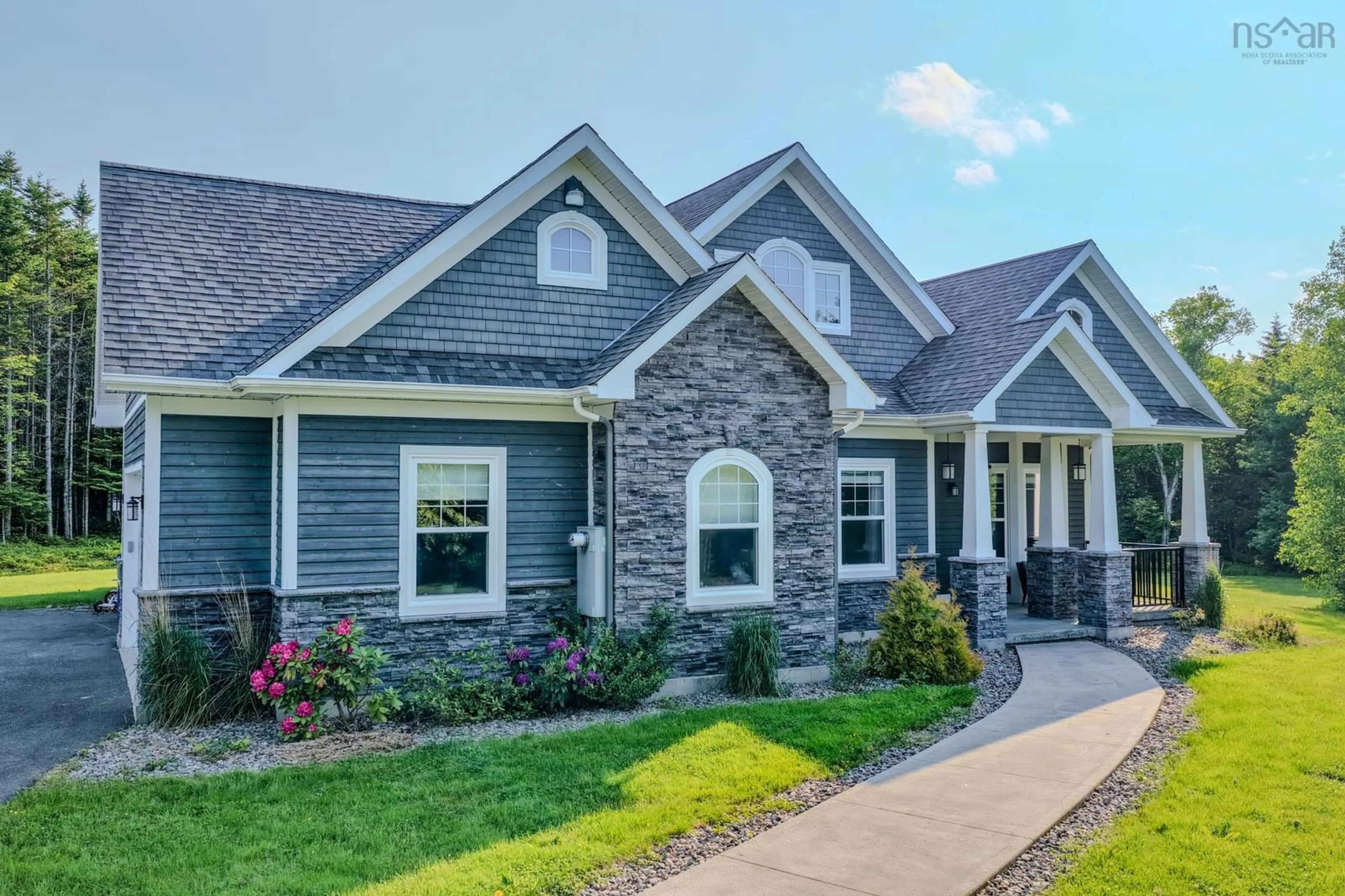 Home with vinyl exterior material, unknown for 136 Mountain View Dr, Sydney Forks Nova Scotia B1L 1A1