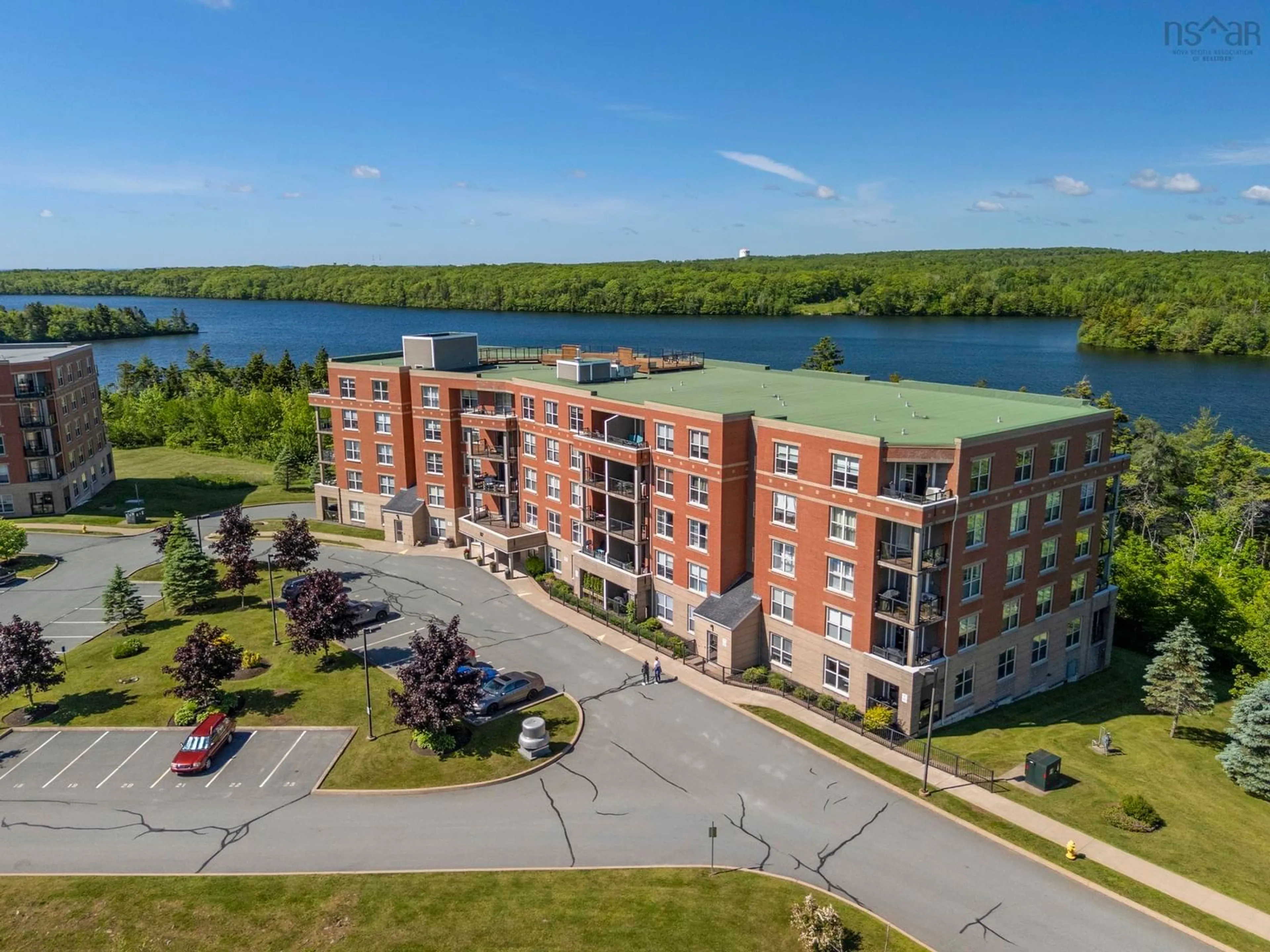 A pic from outside/outdoor area/front of a property/back of a property/a pic from drone, water/lake/river/ocean view for 87 Pebblecreek Crescent #203, Portland Hills Nova Scotia B2W 0J9