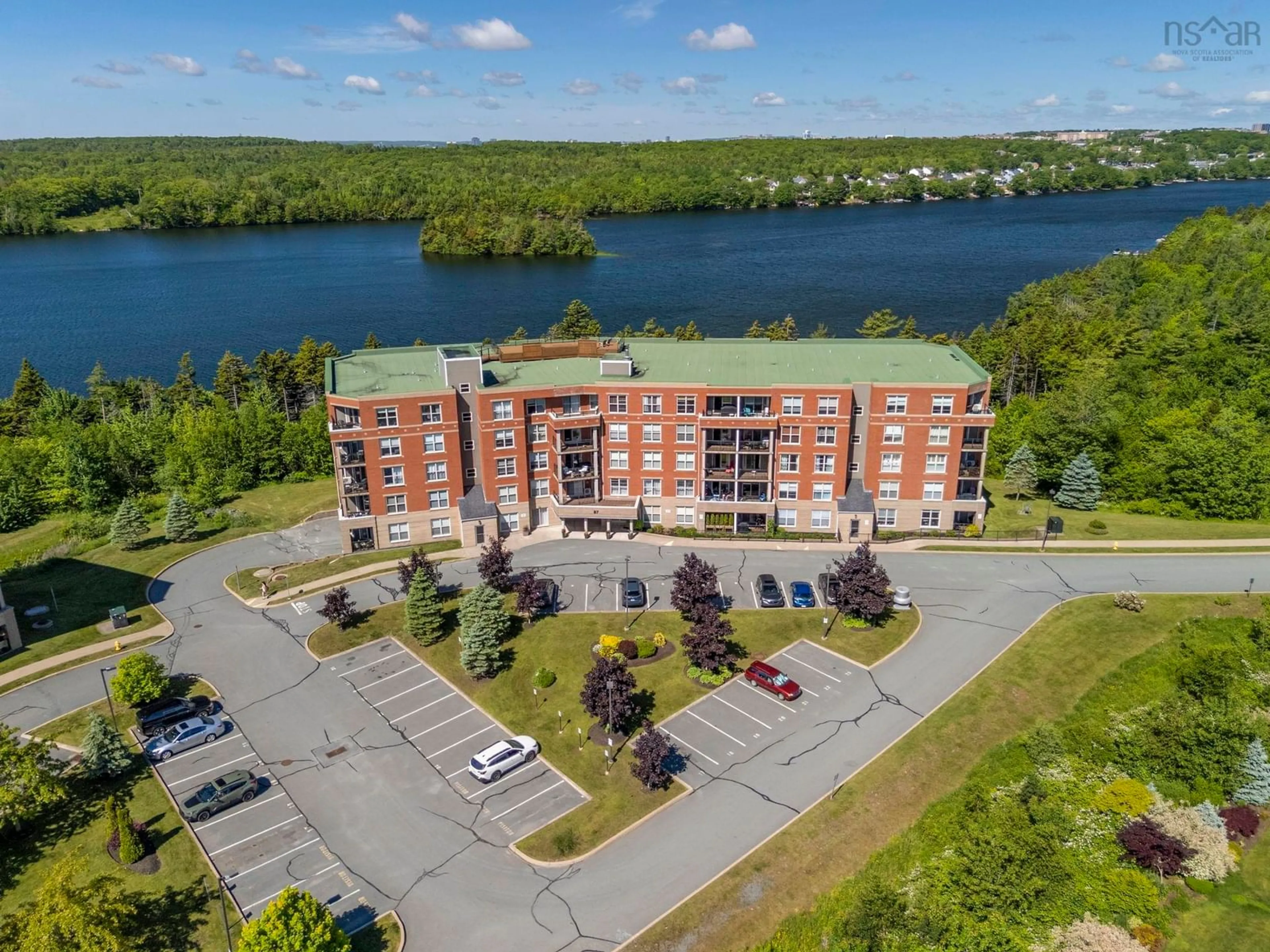 A pic from outside/outdoor area/front of a property/back of a property/a pic from drone, water/lake/river/ocean view for 87 Pebblecreek Crescent #203, Portland Hills Nova Scotia B2W 0J9