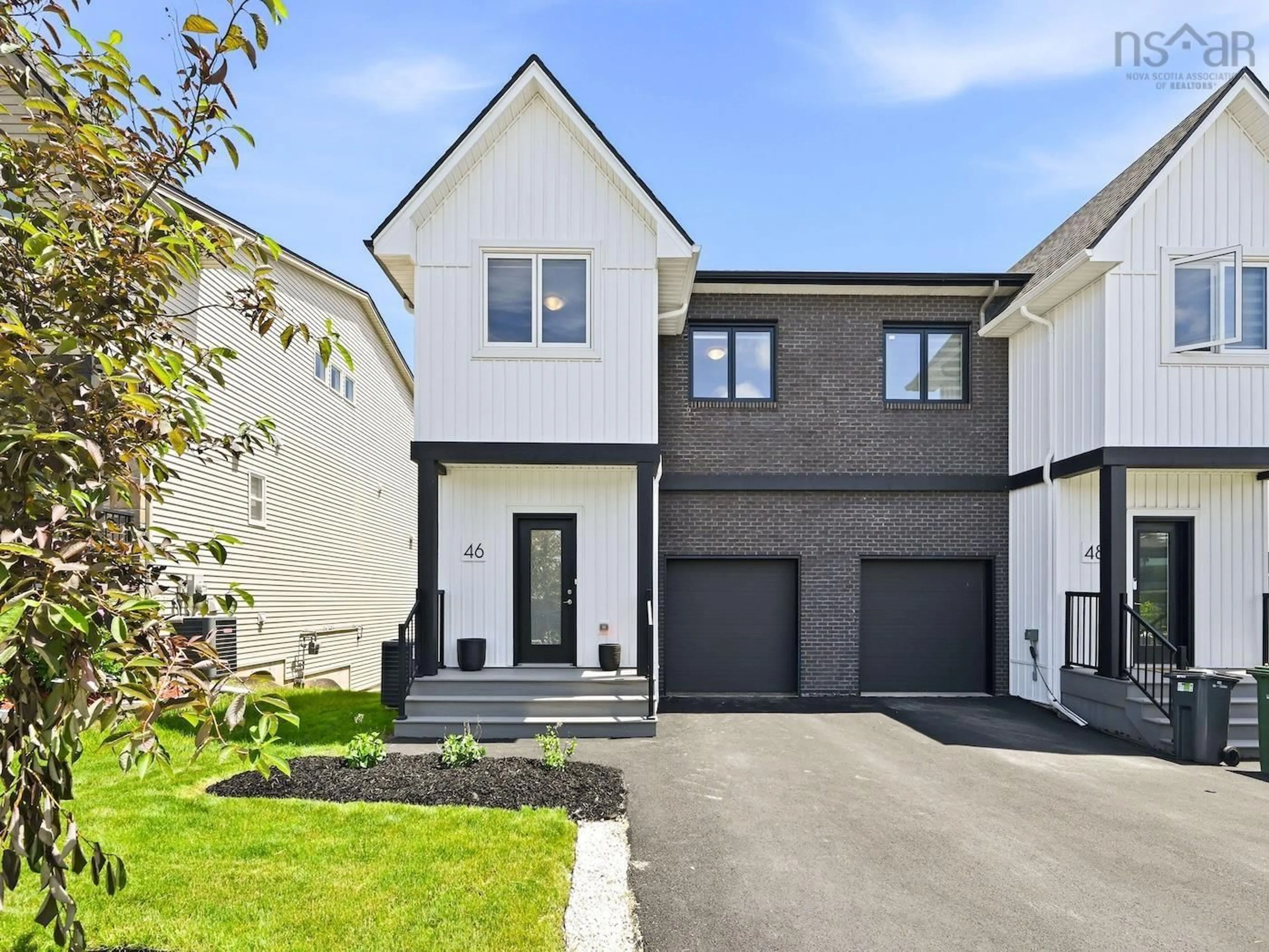 Home with brick exterior material, street for 46 Elizabeth Doane Dr, Bedford Nova Scotia B4B 0Z9