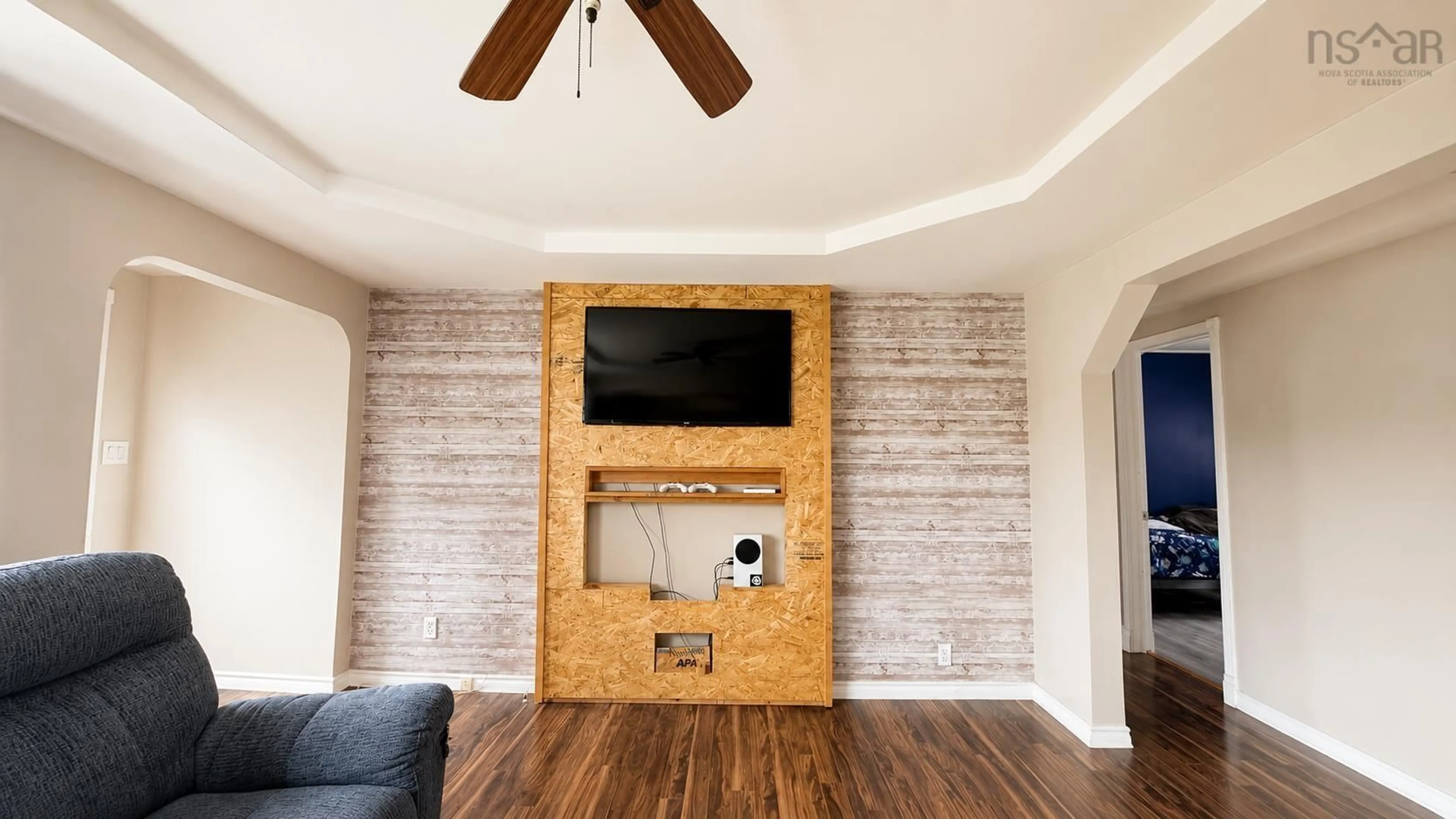 Home theater for 334 Park Rd, Florence Nova Scotia B1Y 1N4