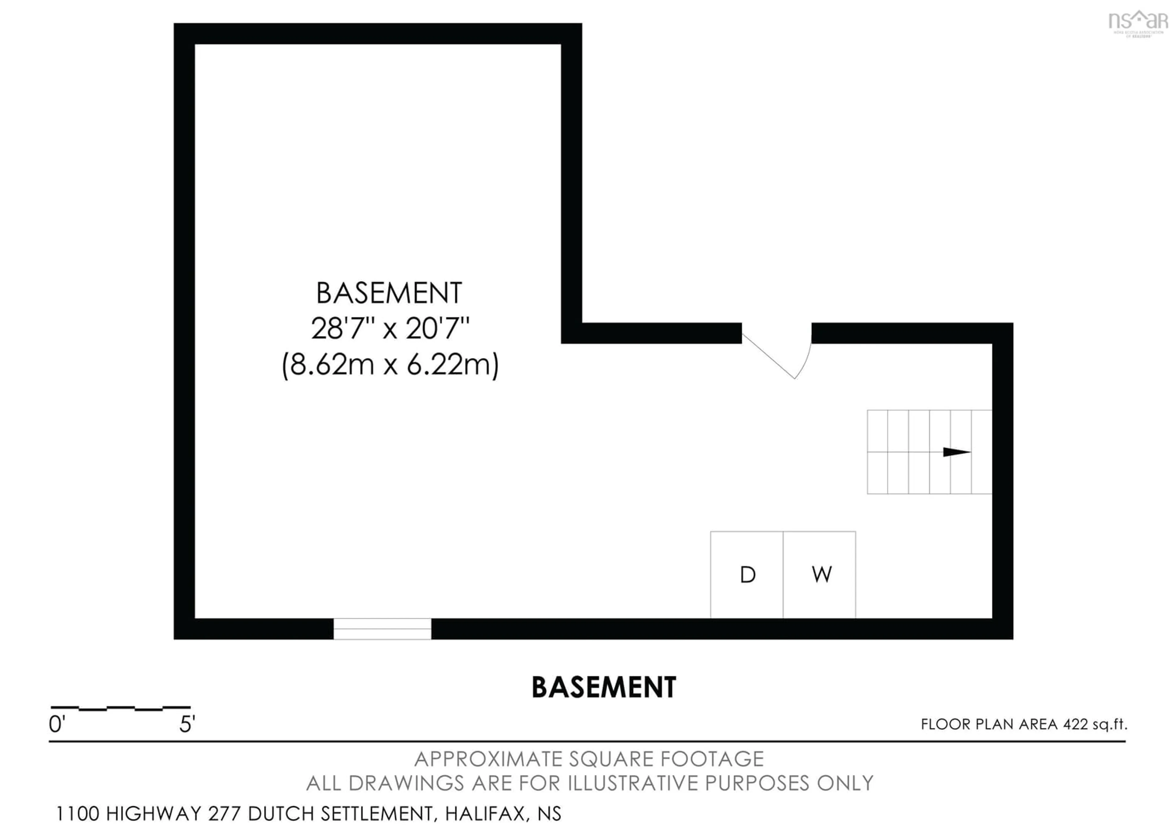Floor plan for 1100 Highway 277, Dutch Settlement Nova Scotia B2S 2J6