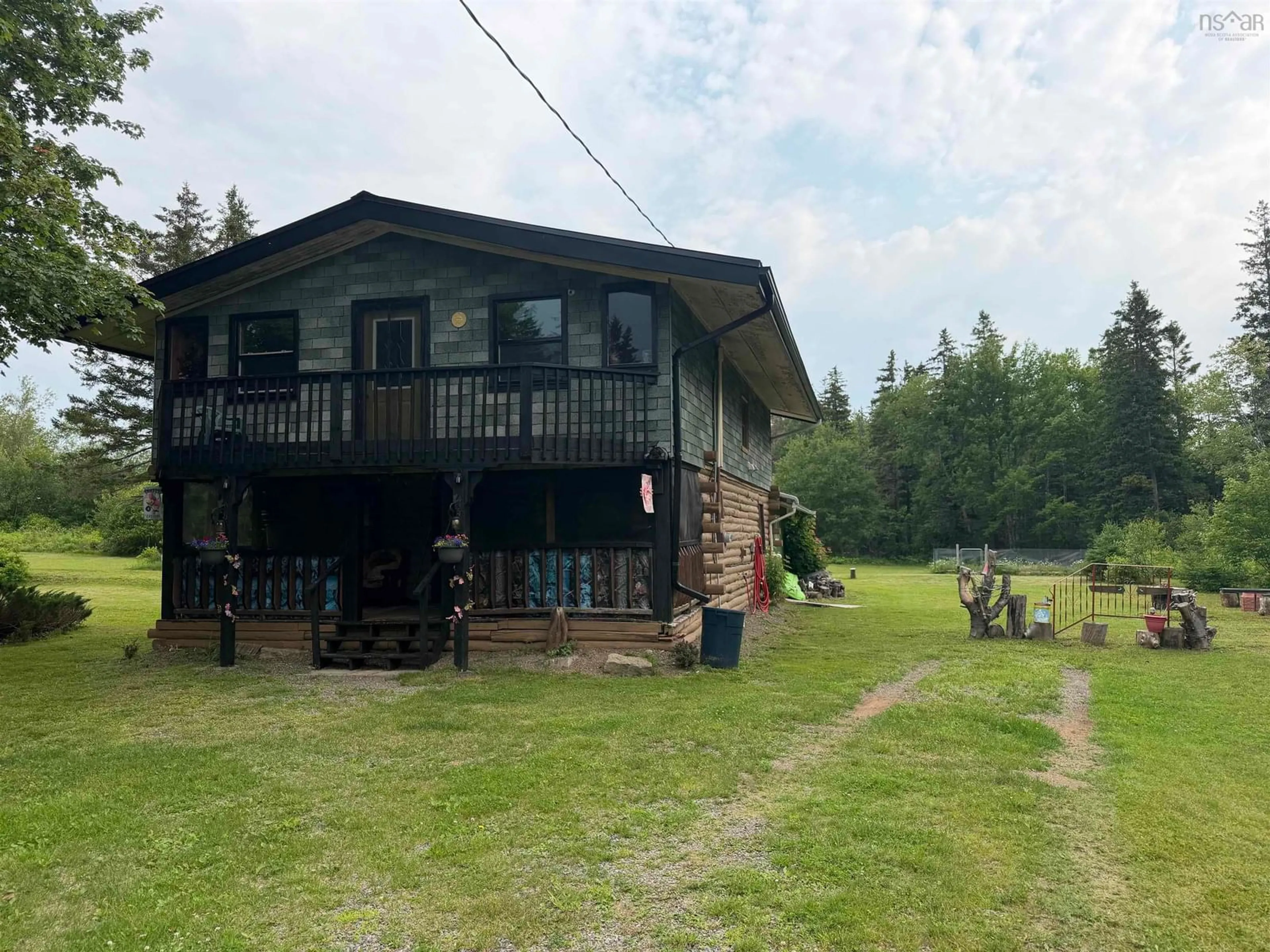 A pic from outside/outdoor area/front of a property/back of a property/a pic from drone, unknown for 2421 Big Island Rd, Lower Barneys River Nova Scotia B0K 1G0