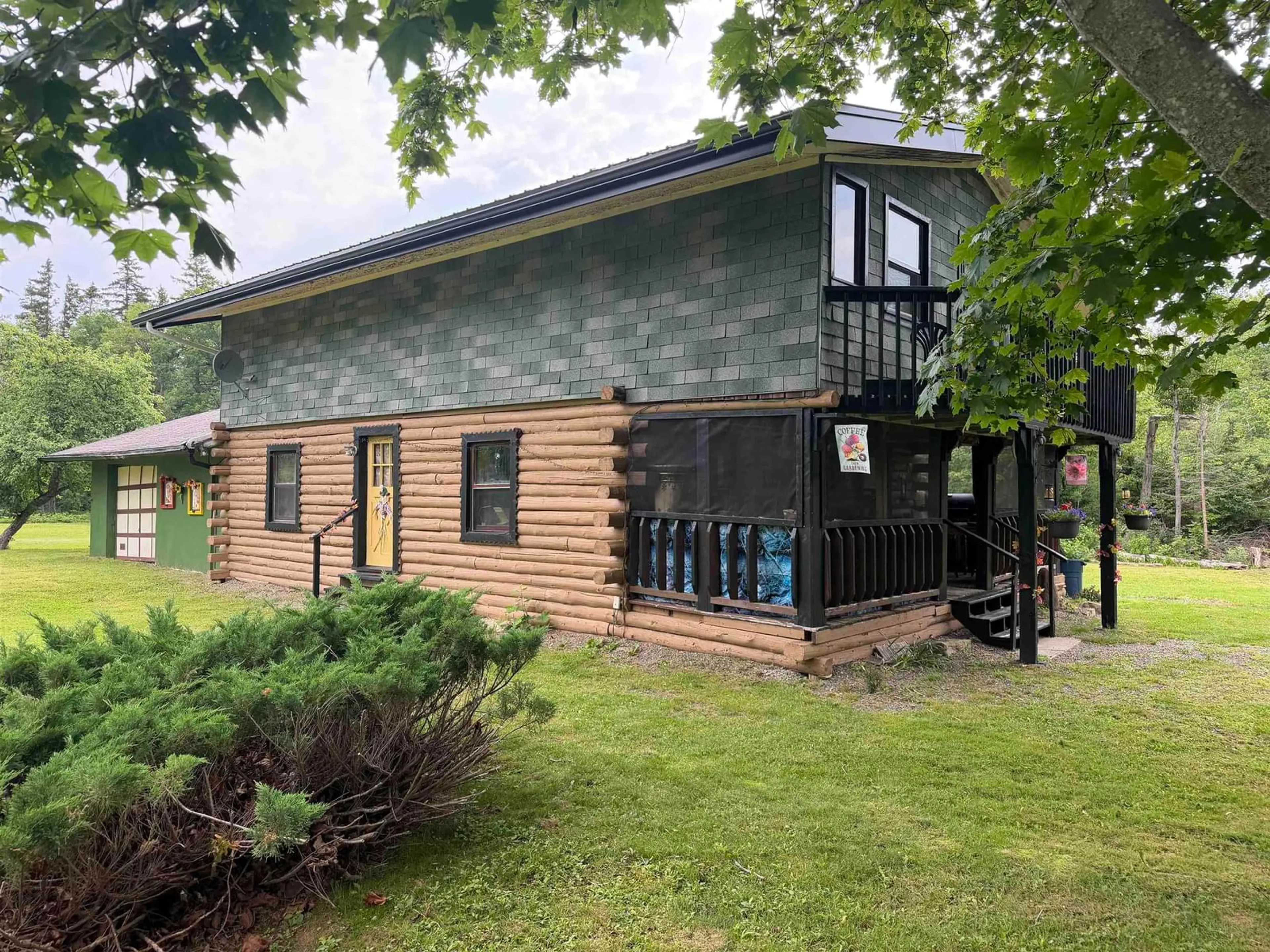 A pic from outside/outdoor area/front of a property/back of a property/a pic from drone, building for 2421 Big Island Rd, Lower Barneys River Nova Scotia B0K 1G0