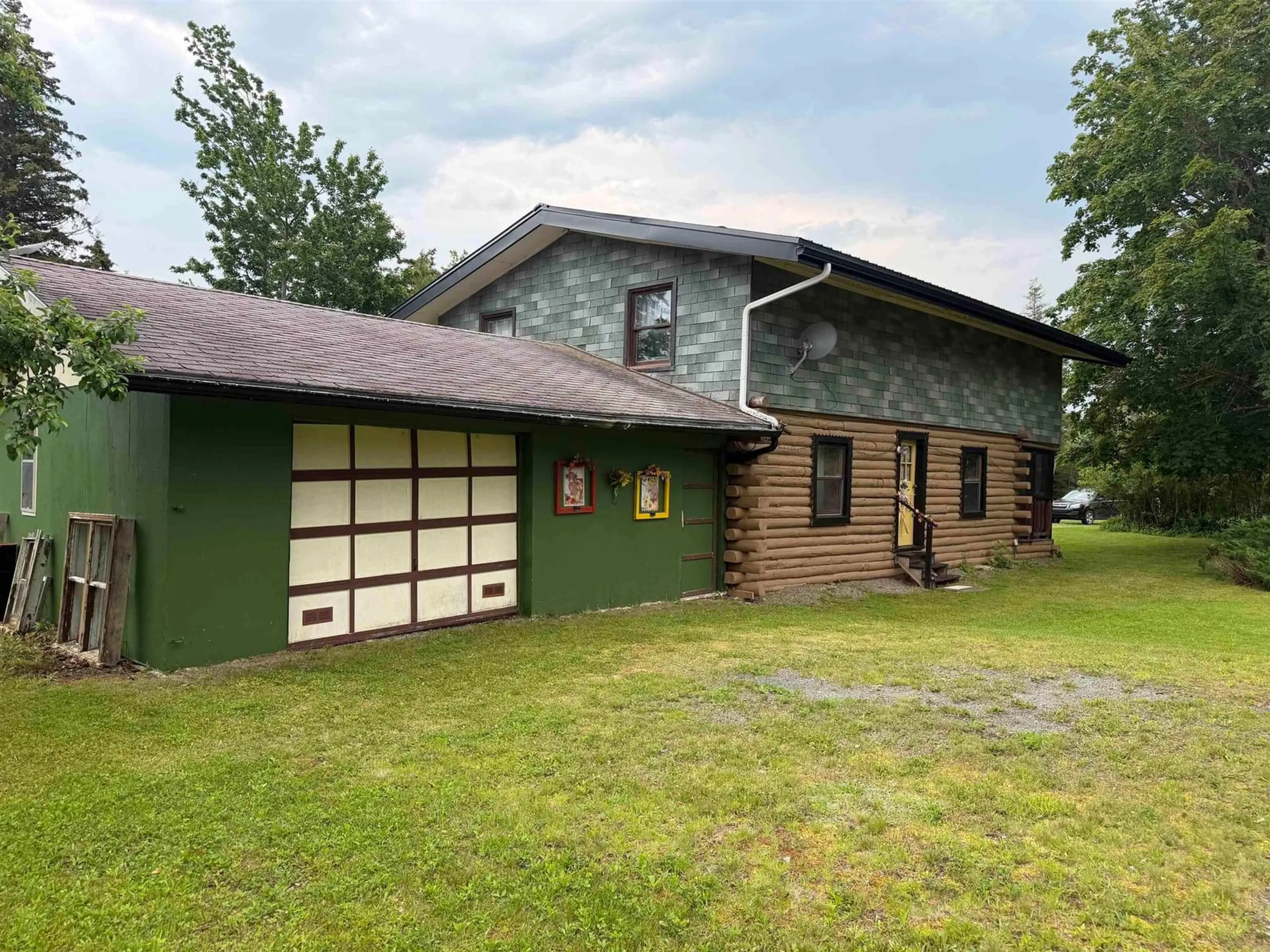 A pic from outside/outdoor area/front of a property/back of a property/a pic from drone, building for 2421 Big Island Rd, Lower Barneys River Nova Scotia B0K 1G0