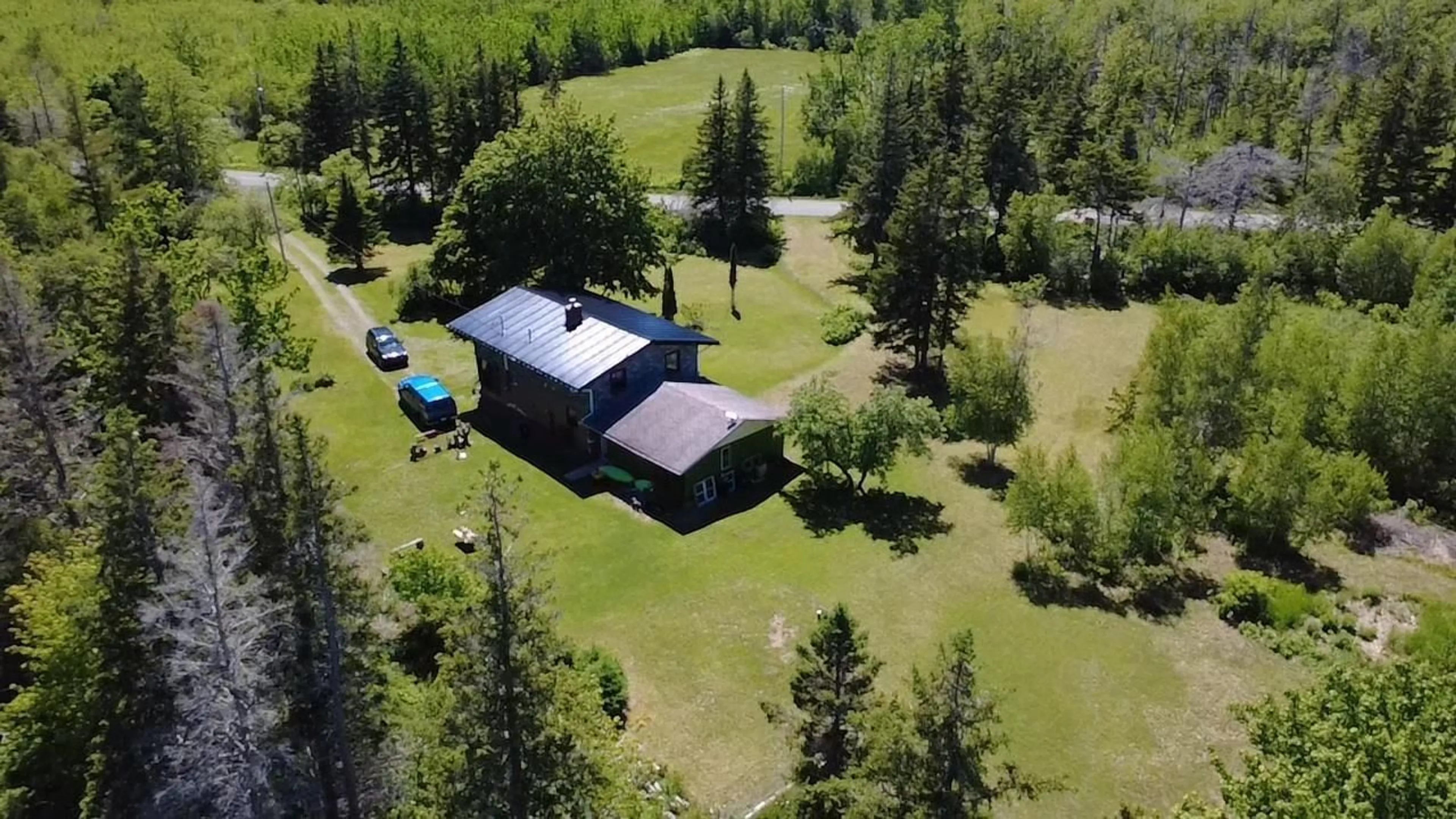 A pic from outside/outdoor area/front of a property/back of a property/a pic from drone, unknown for 2421 Big Island Rd, Lower Barneys River Nova Scotia B0K 1G0