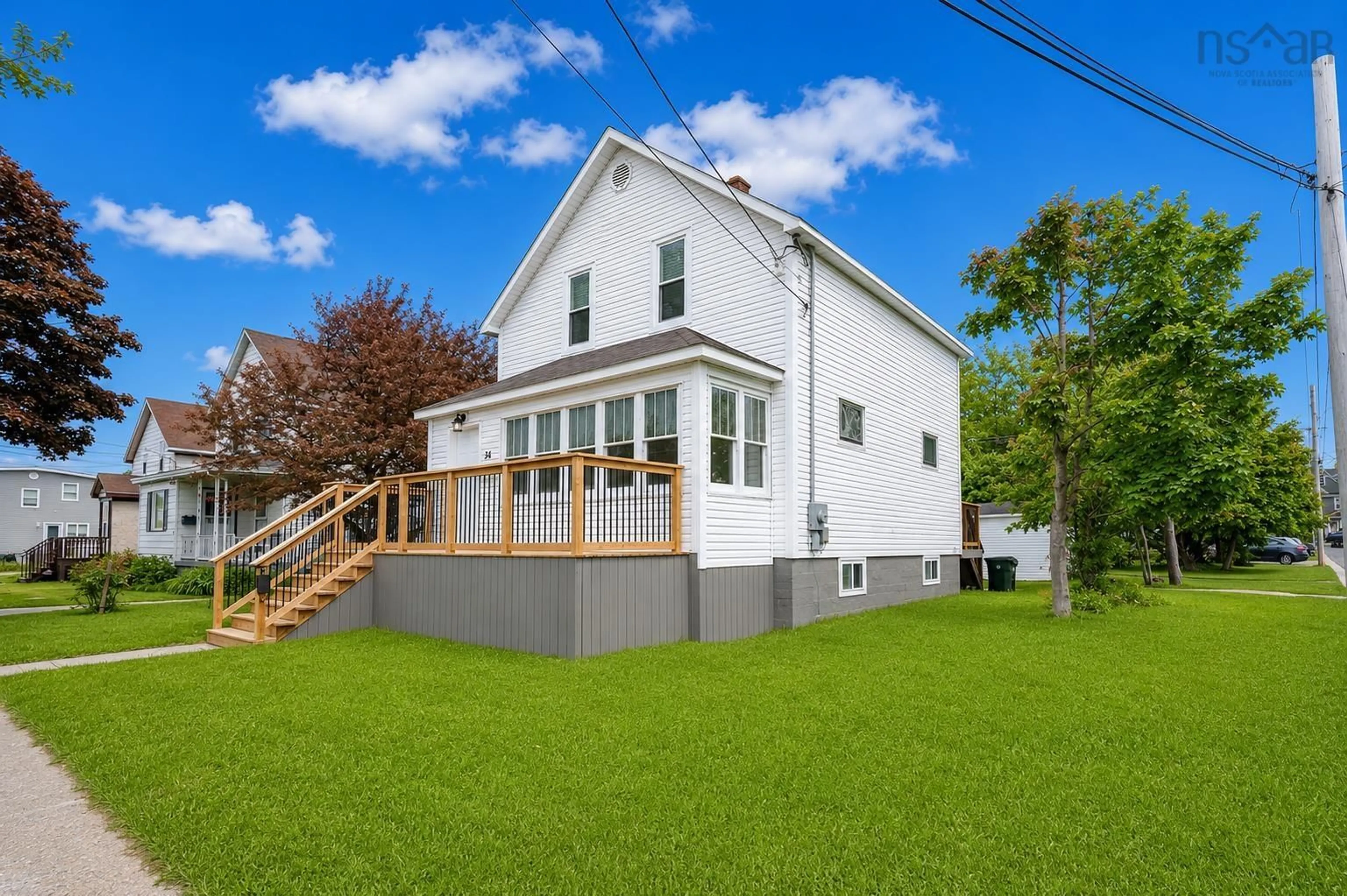 Home with vinyl exterior material, building for 34 Matilda St, Whitney Pier Nova Scotia B1N 2T4