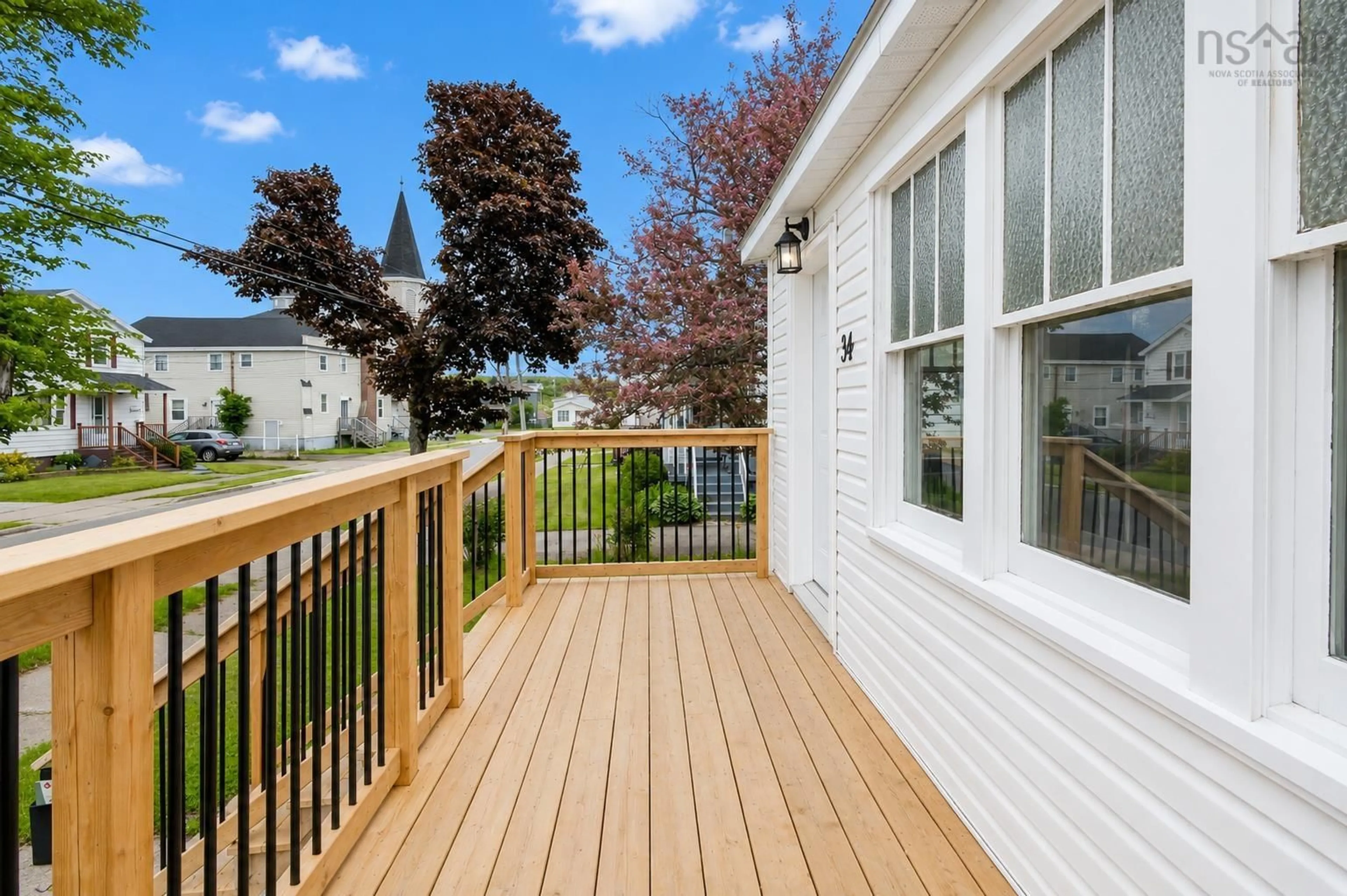 Patio, street for 34 Matilda St, Whitney Pier Nova Scotia B1N 2T4