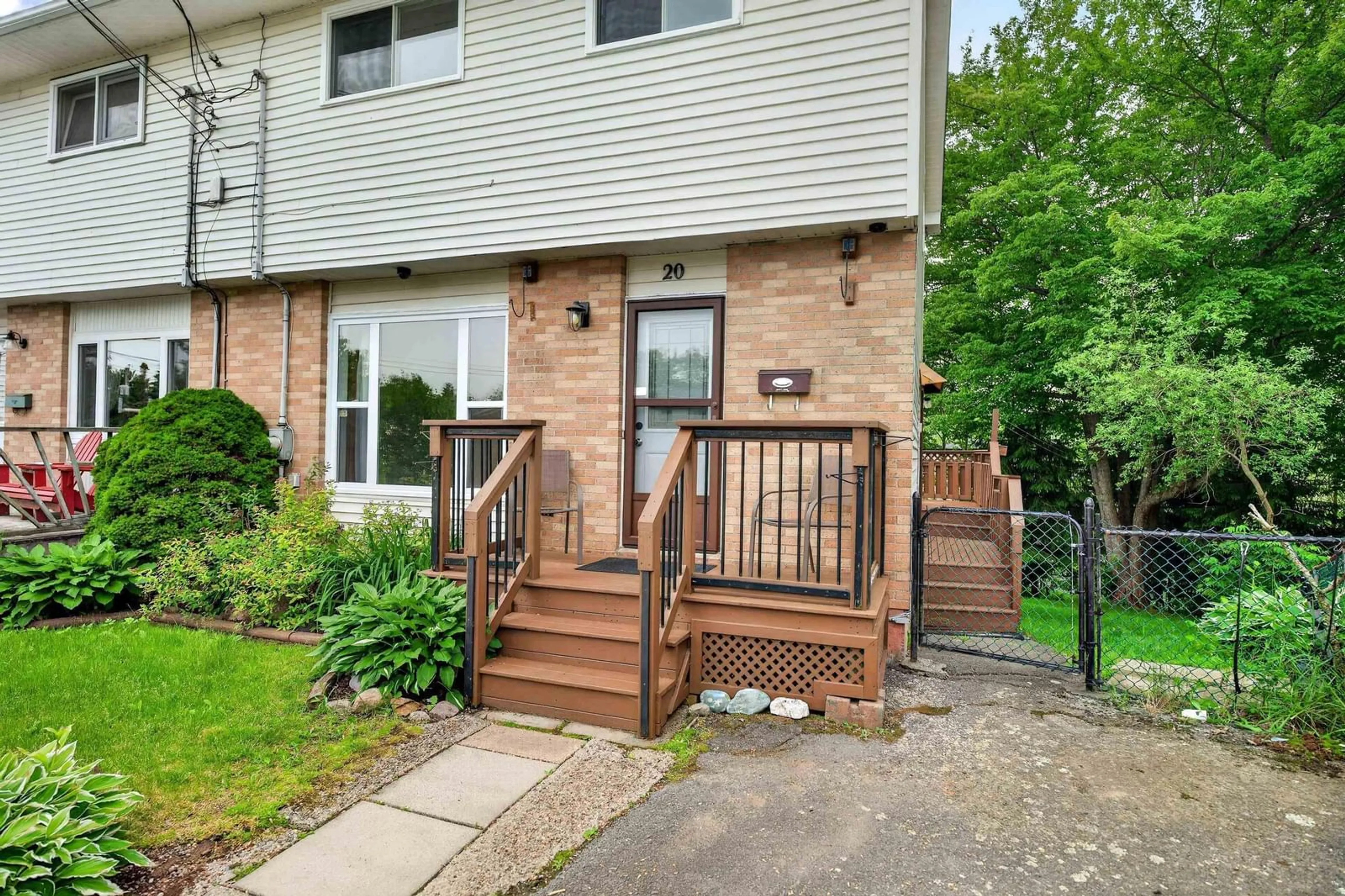 Patio, street for 20 Greely Crt, Westphal Nova Scotia B2W 4Y1