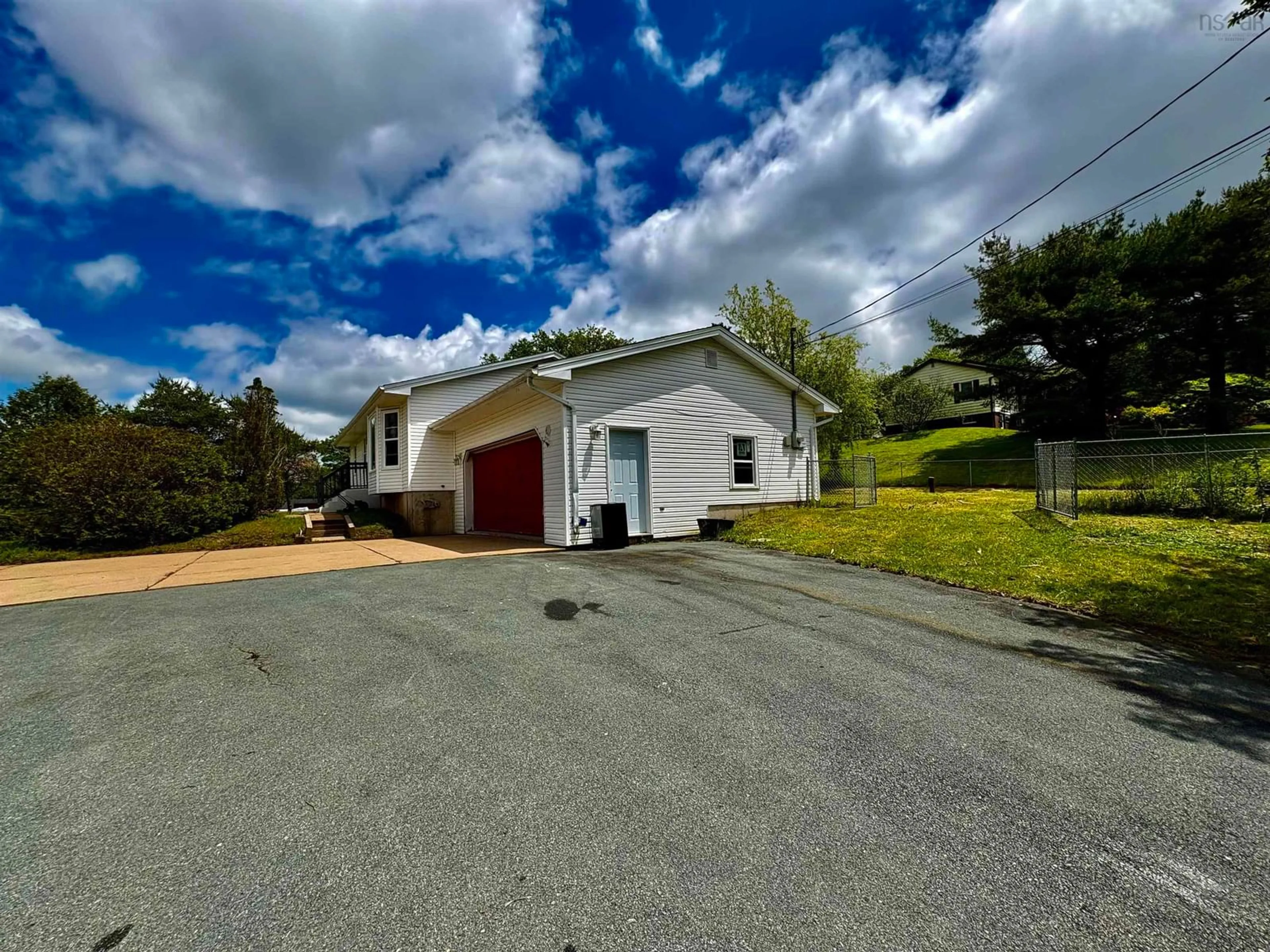 A pic from outside/outdoor area/front of a property/back of a property/a pic from drone, street for 1 Whites Lake Ave, Whites Lake Nova Scotia B3T 1W4